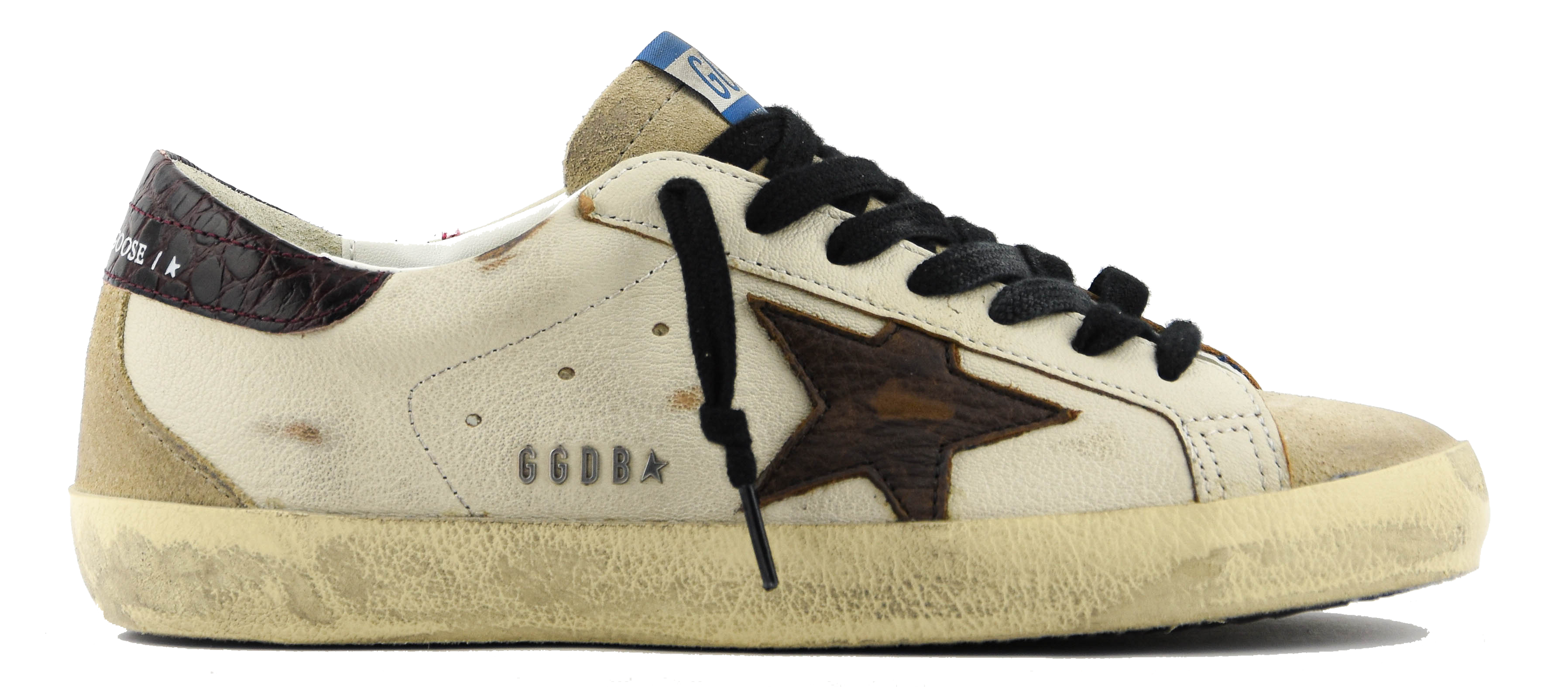 GOLDEN GOOSE SUPERSTAR CLASSIC WHITE/BEIGE/BROWN