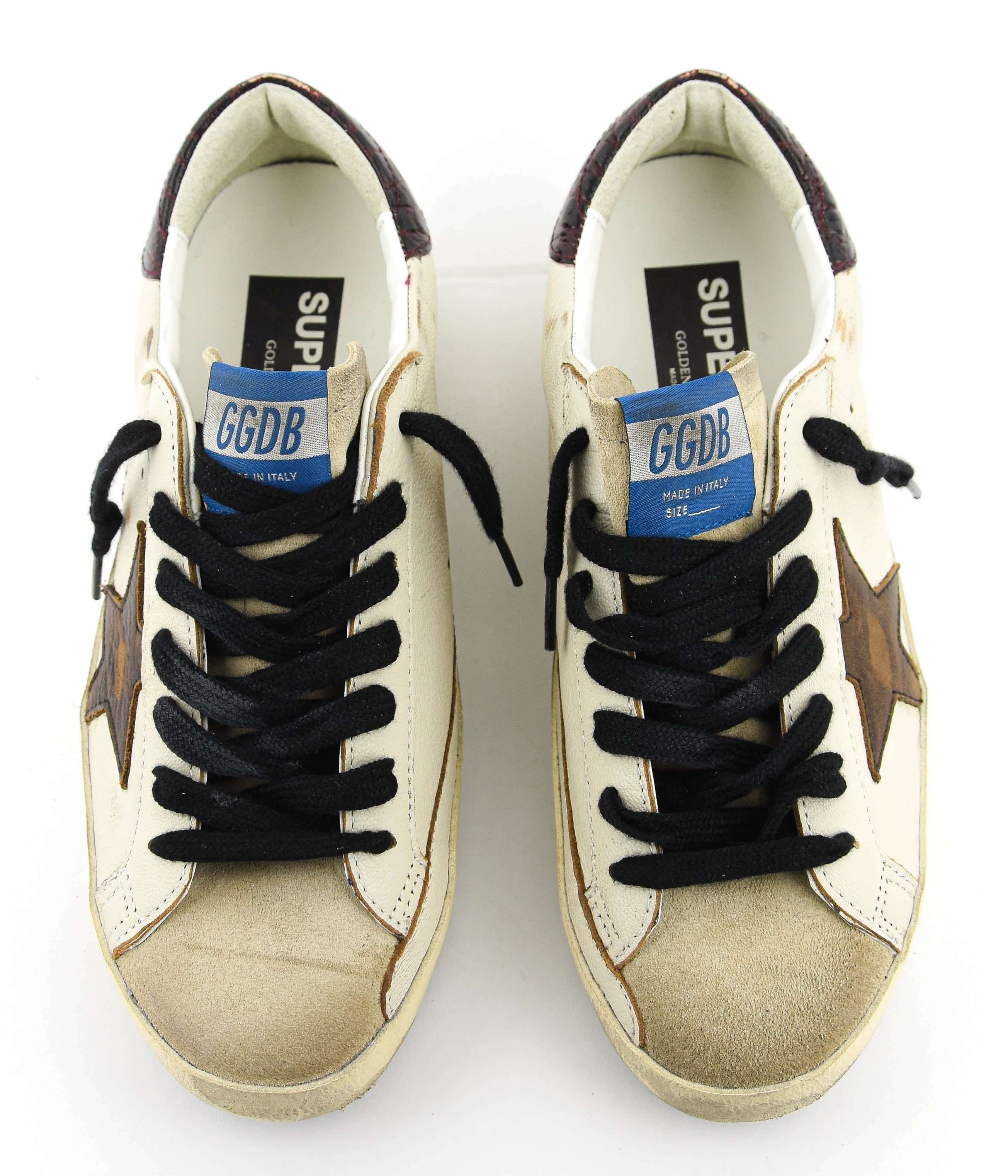 GOLDEN GOOSE SUPERSTAR CLASSIC WHITE/BEIGE/BROWN