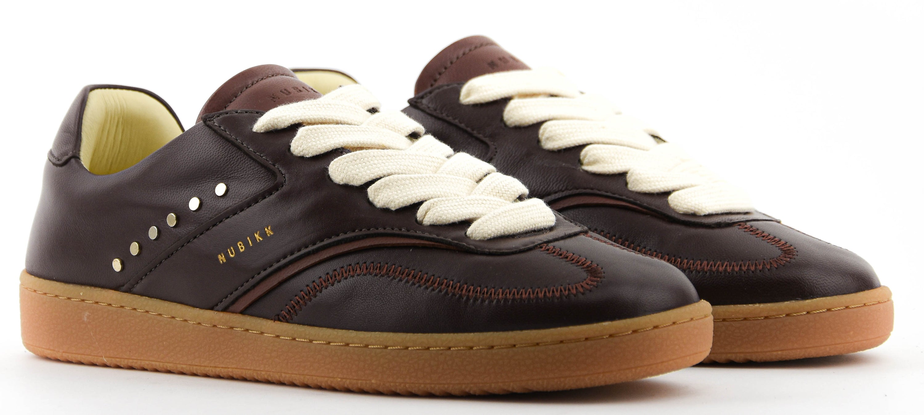 NUBIKK RAY OWEN STUDS SNEAKER BORDEAUX