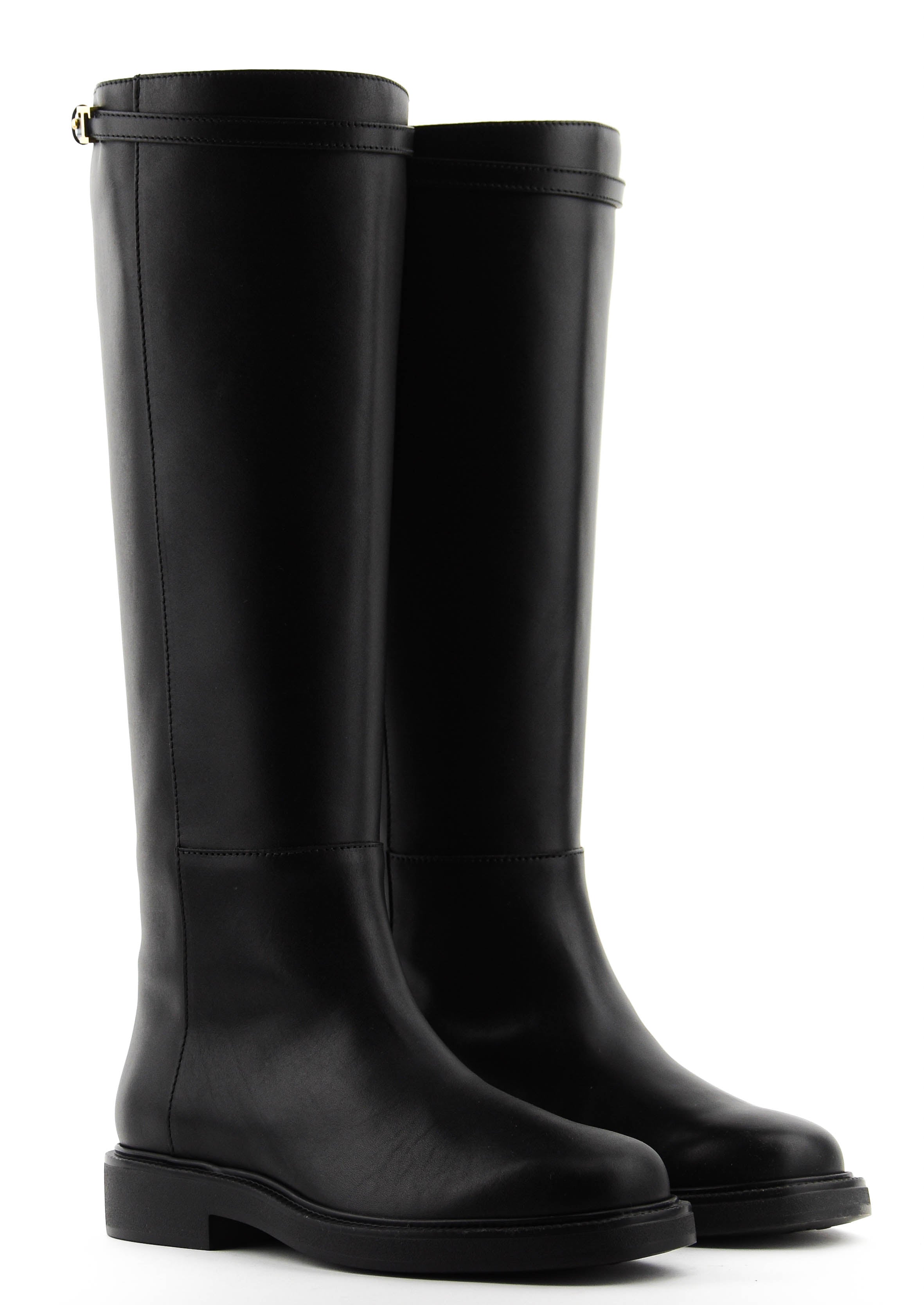 TOD'S LEATHER BOOT BLACK