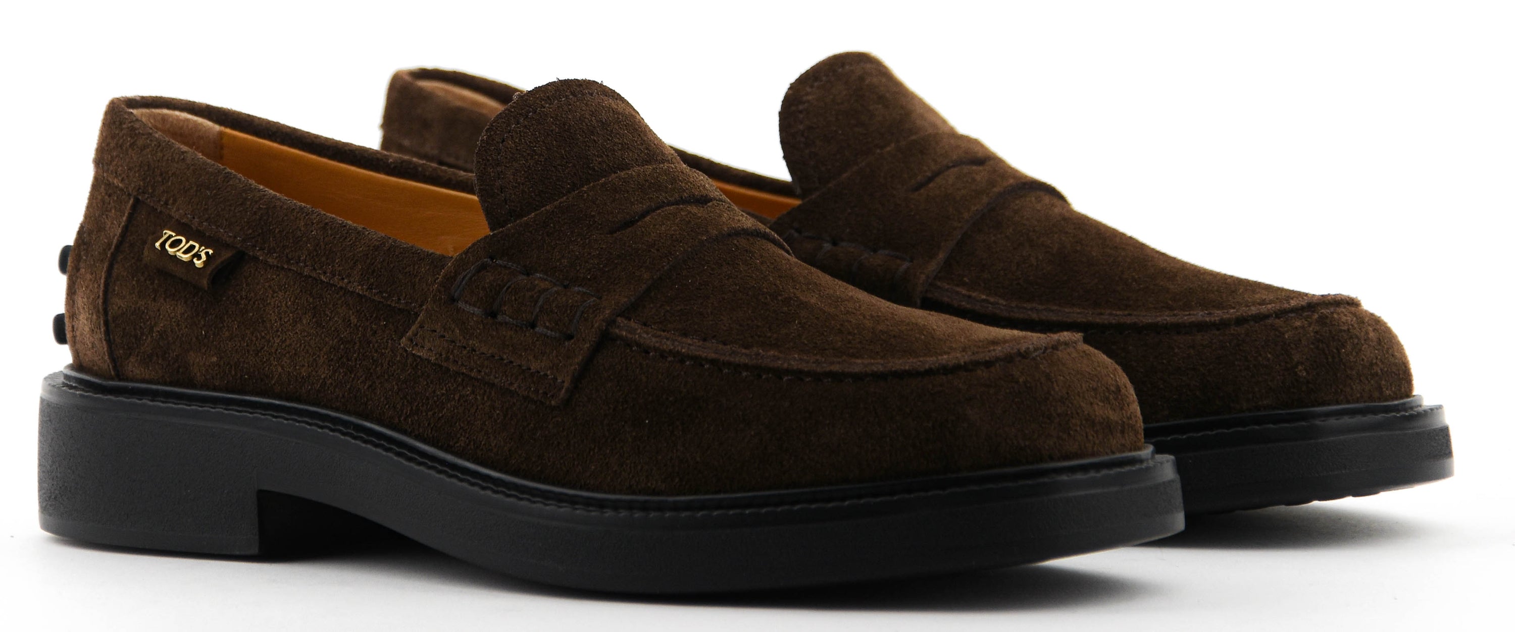 TOD'S LOAFER BROWN SUEDE
