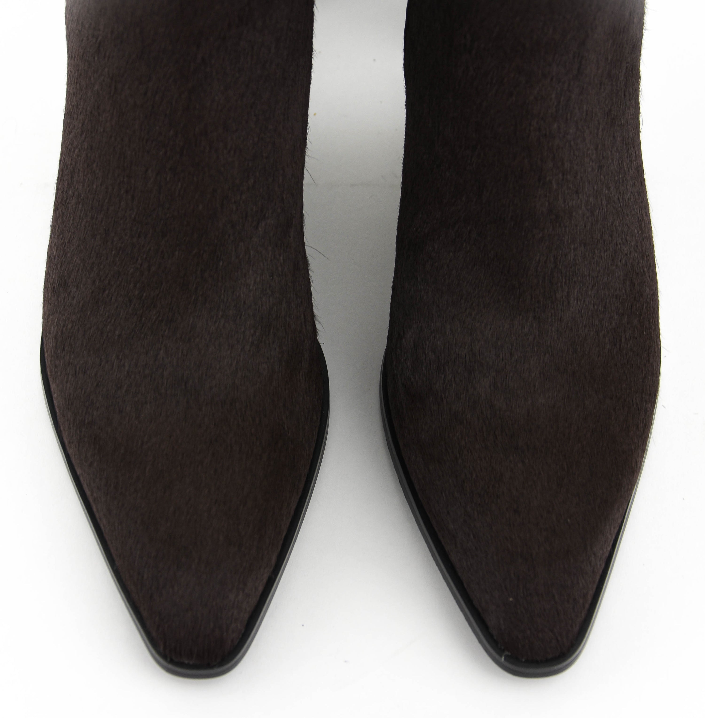 LOLA CRUZ BOOTIE HAIRCALF BROWN