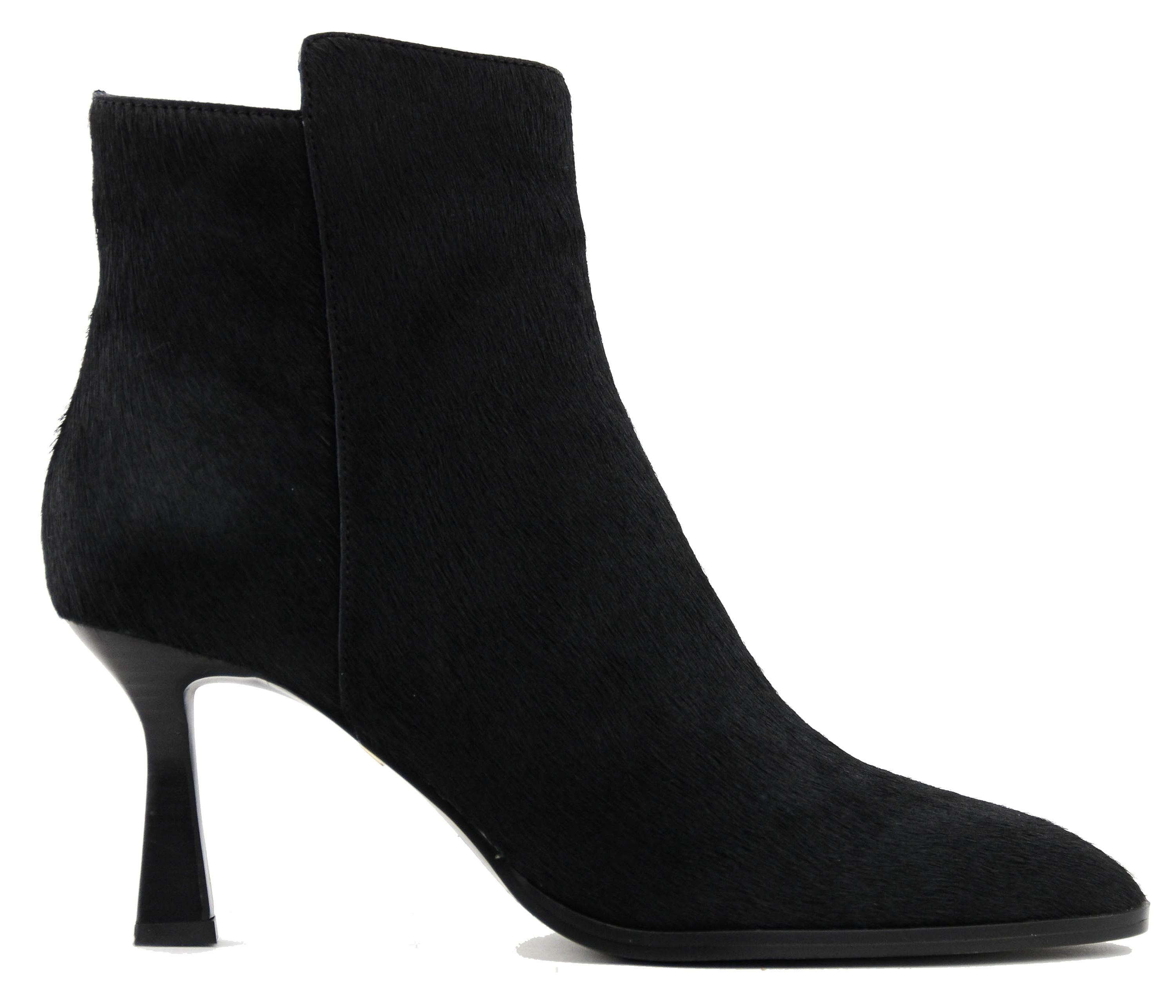 LOLA CRUZ BOOTIE HAIRCALF BLACK