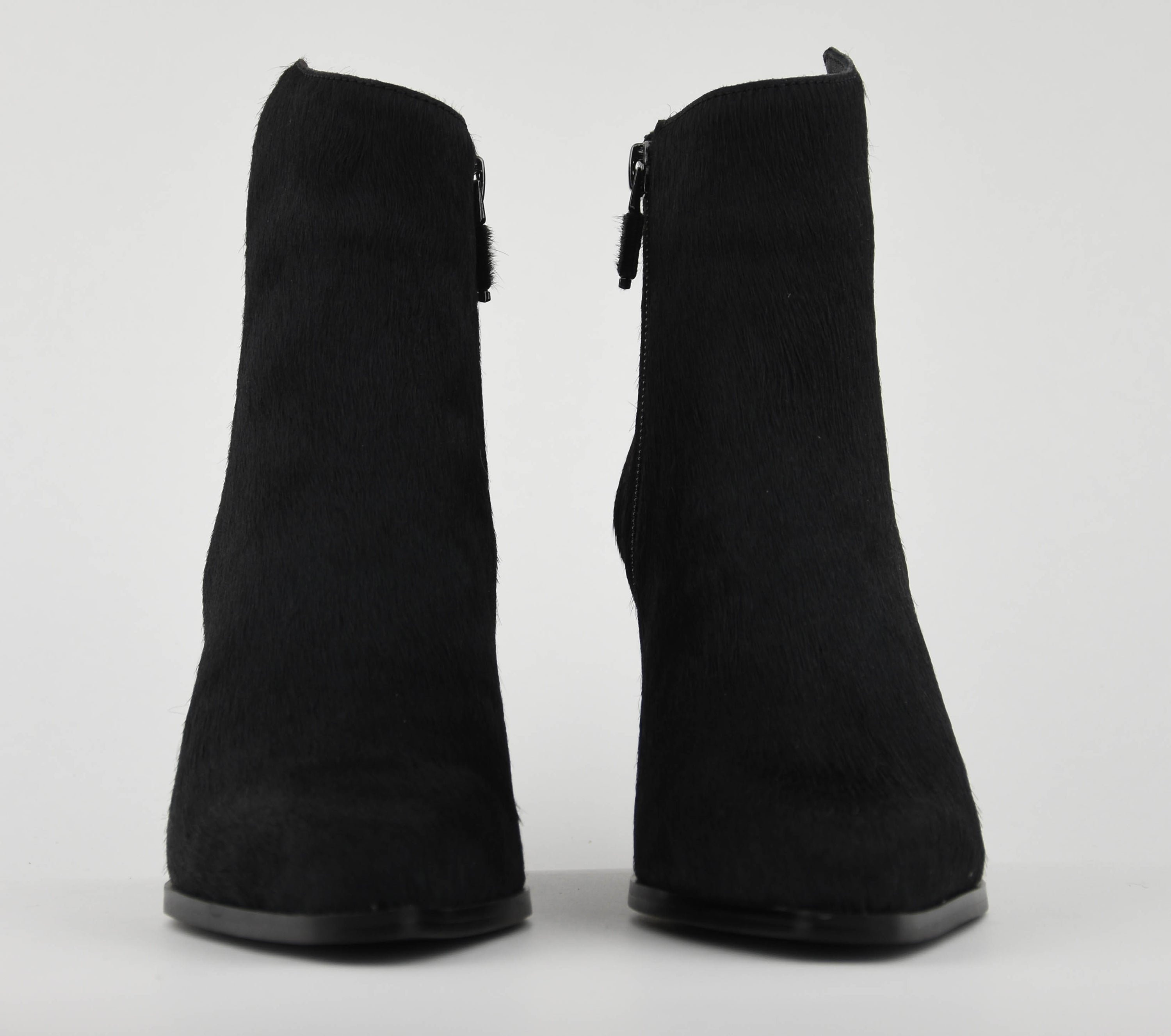 LOLA CRUZ BOOTIE HAIRCALF BLACK