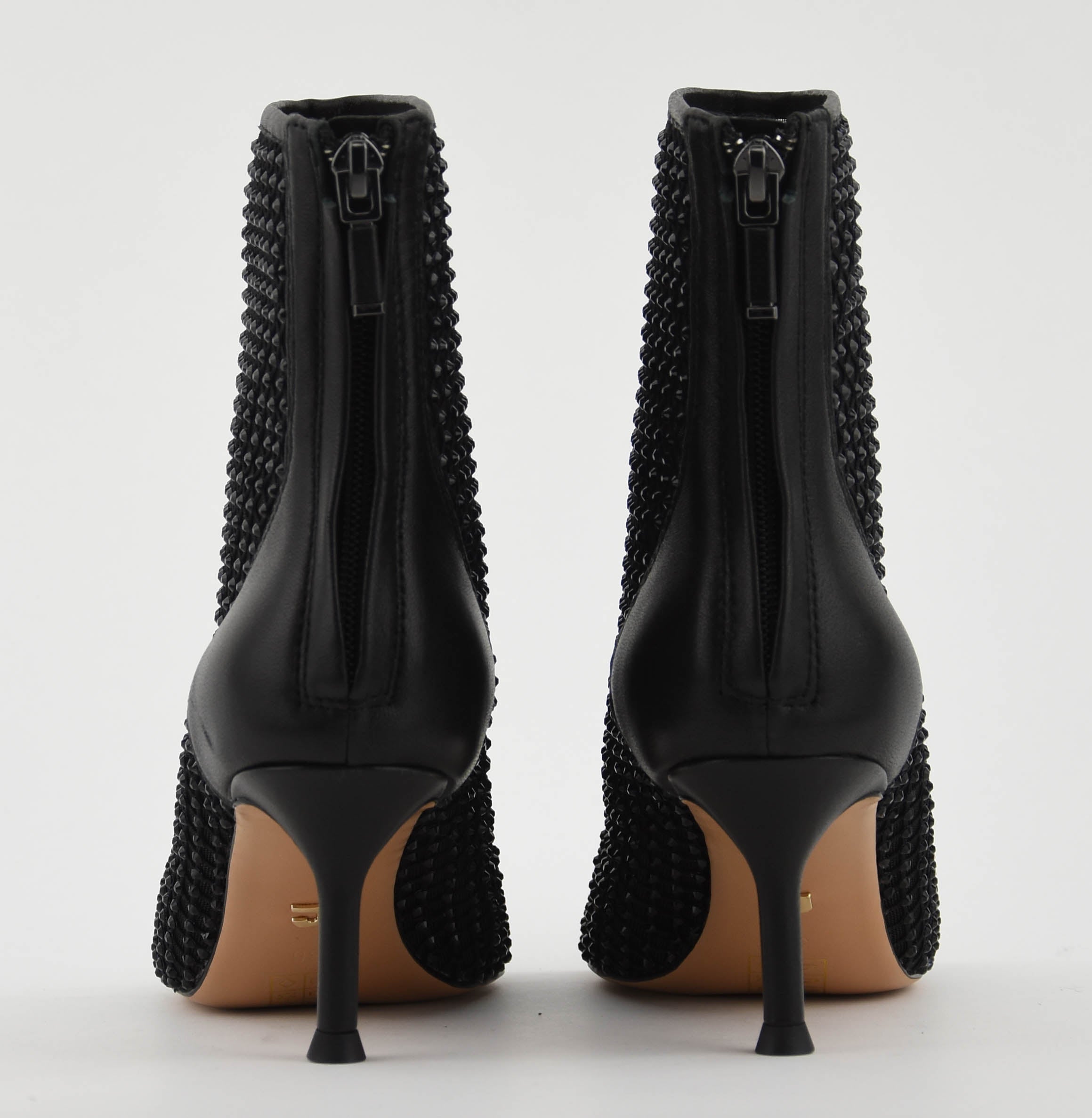 LOLA CRUZ BOOTIE MESH BLACK