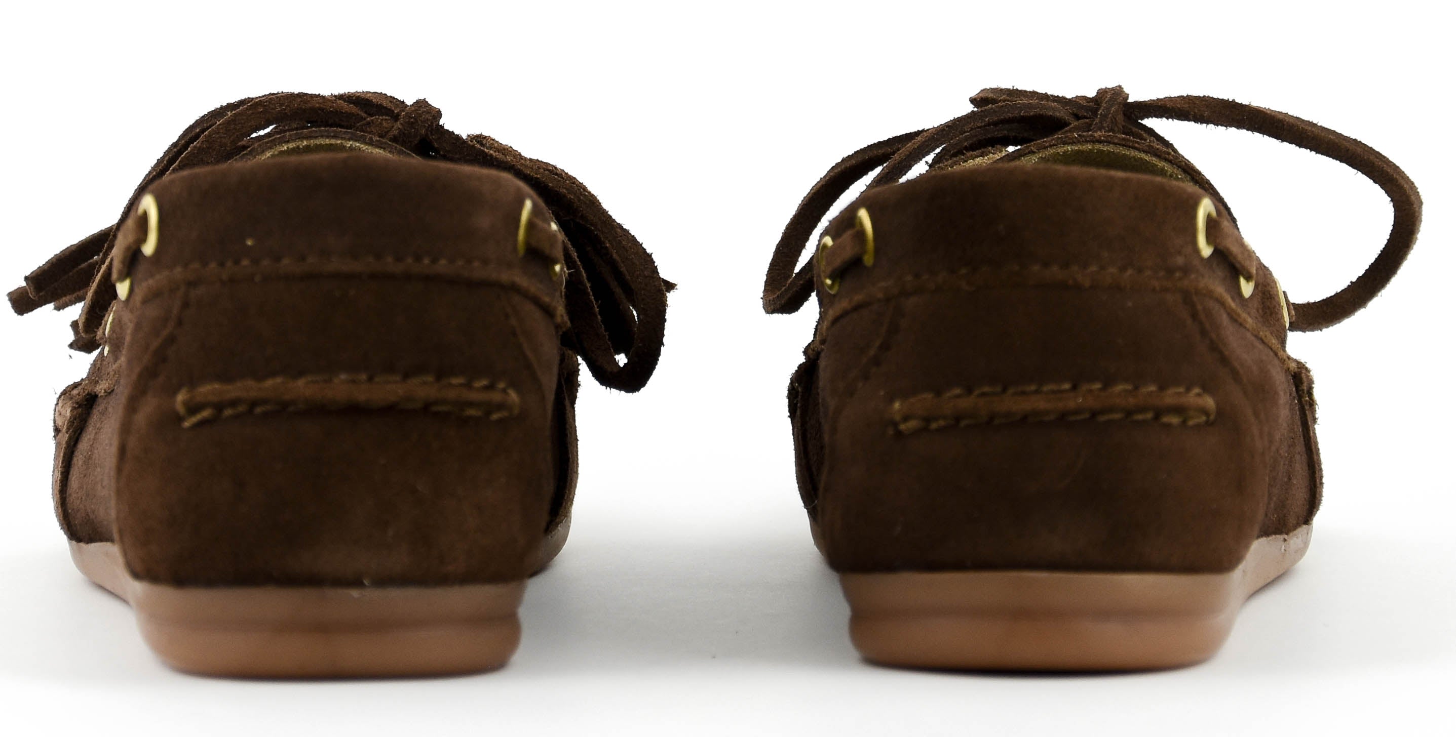 POSA BOAT LOAFER FRINGE DARK BROWN