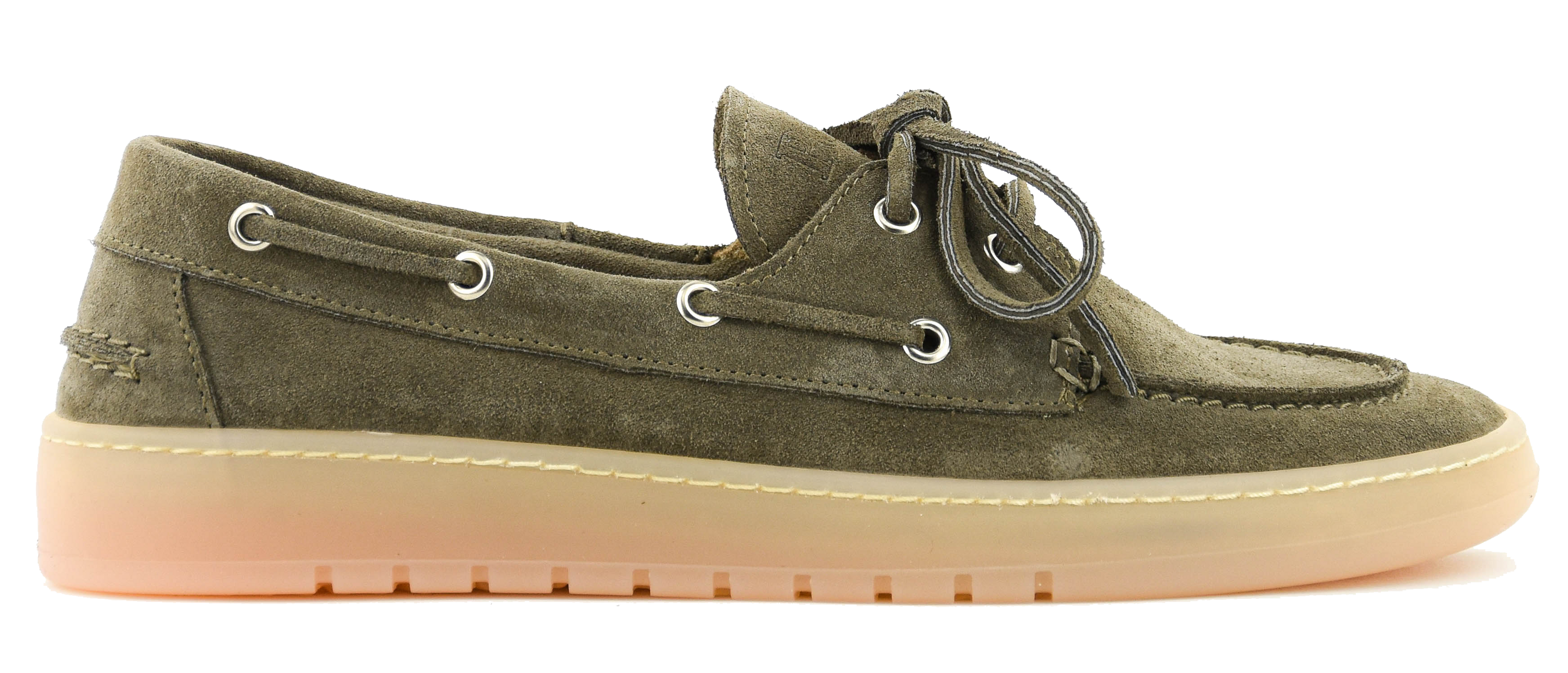 POSA BOAT LOAFER MAN DRIZZLE SUEDE