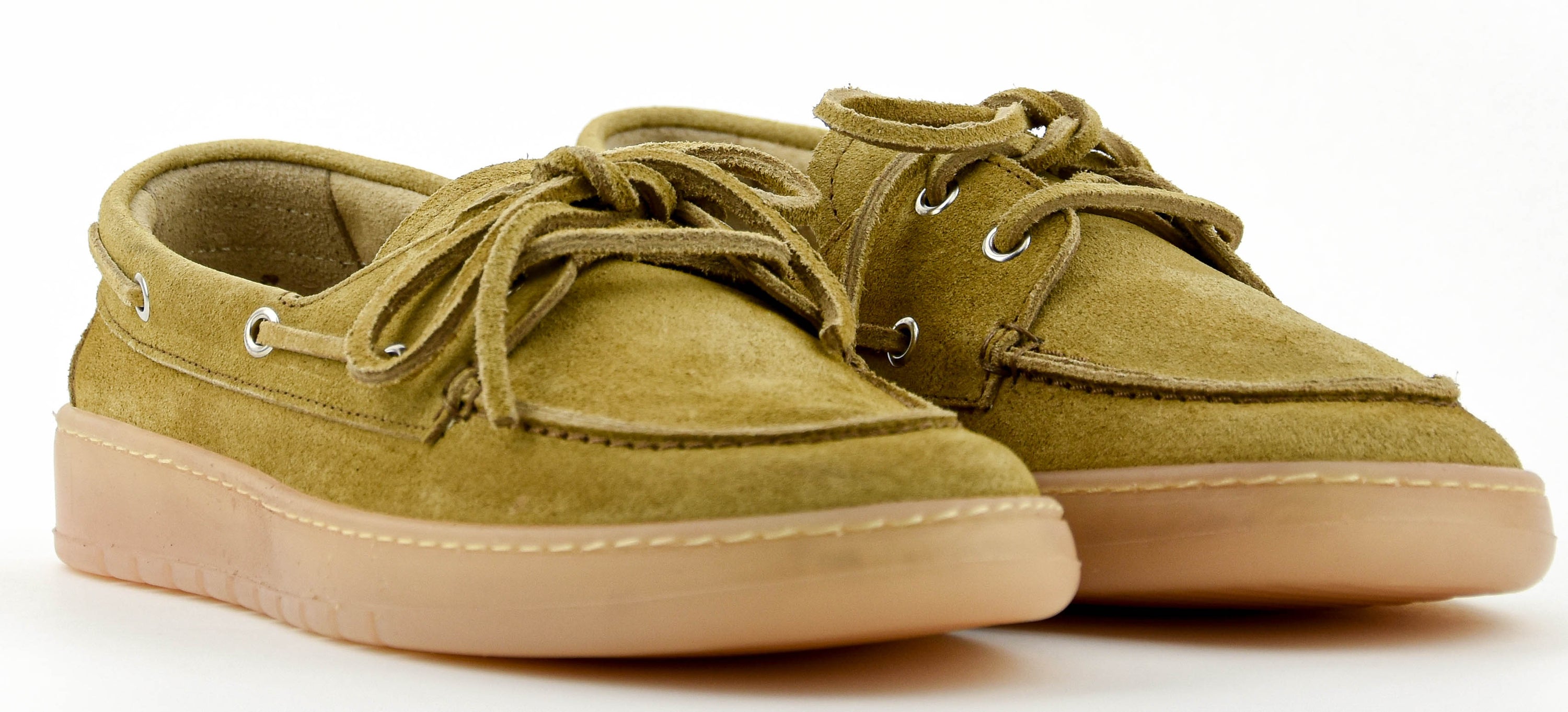 POSA BOAT LOAFER MAN TAN SUEDE
