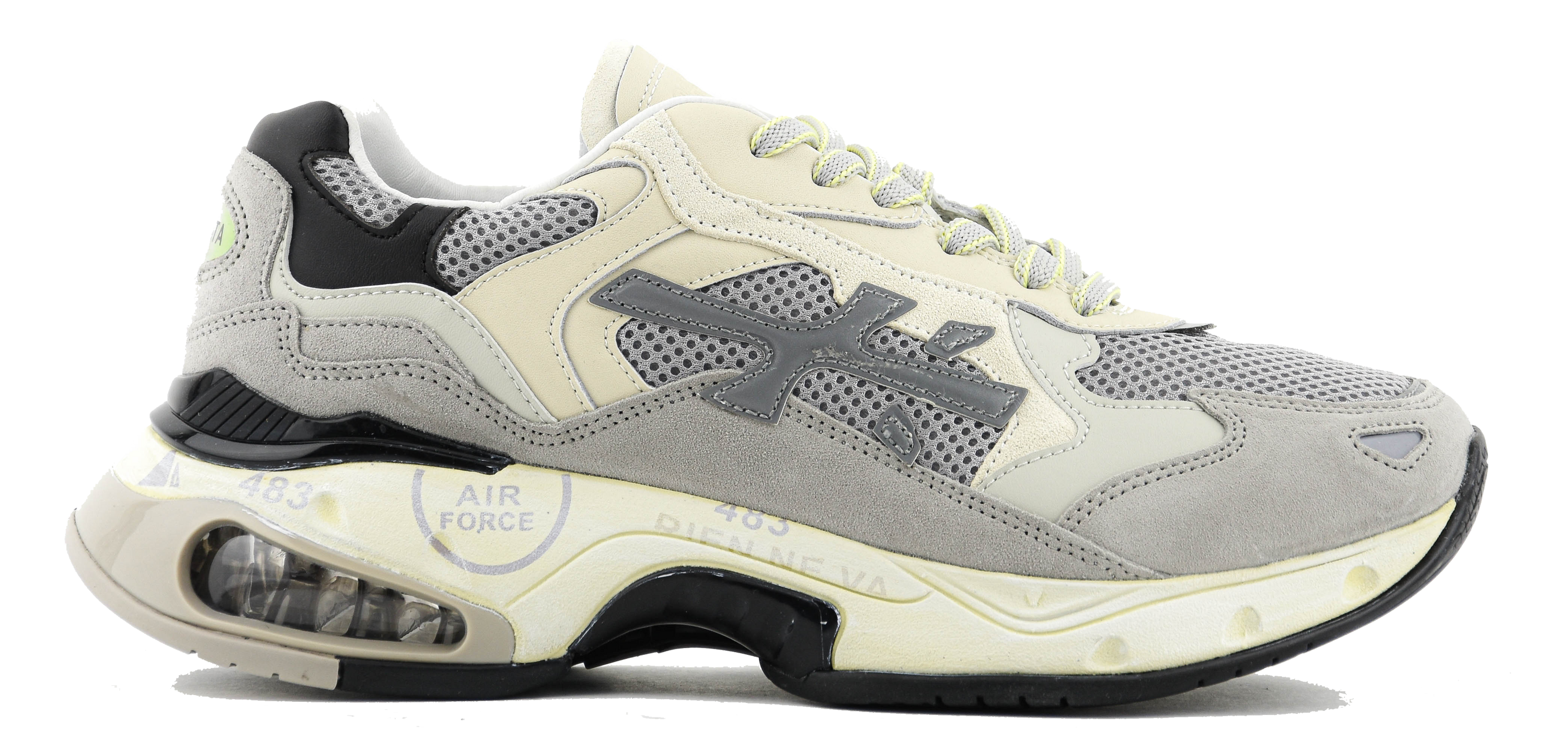 PREMIATA SHARKY SNEAKER GREY