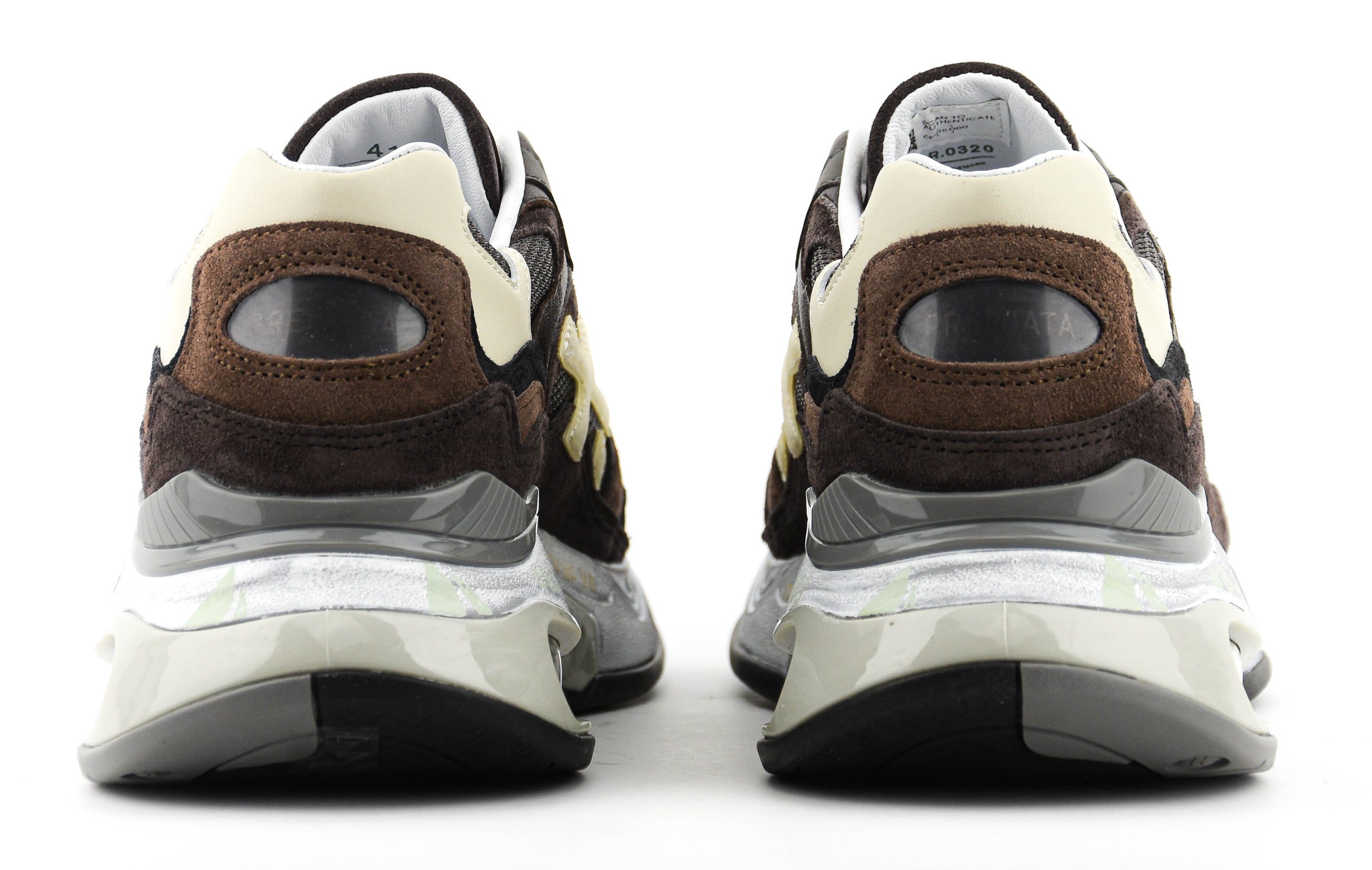 PREMIATA SHARKY SNEAKER BLACK BROWN