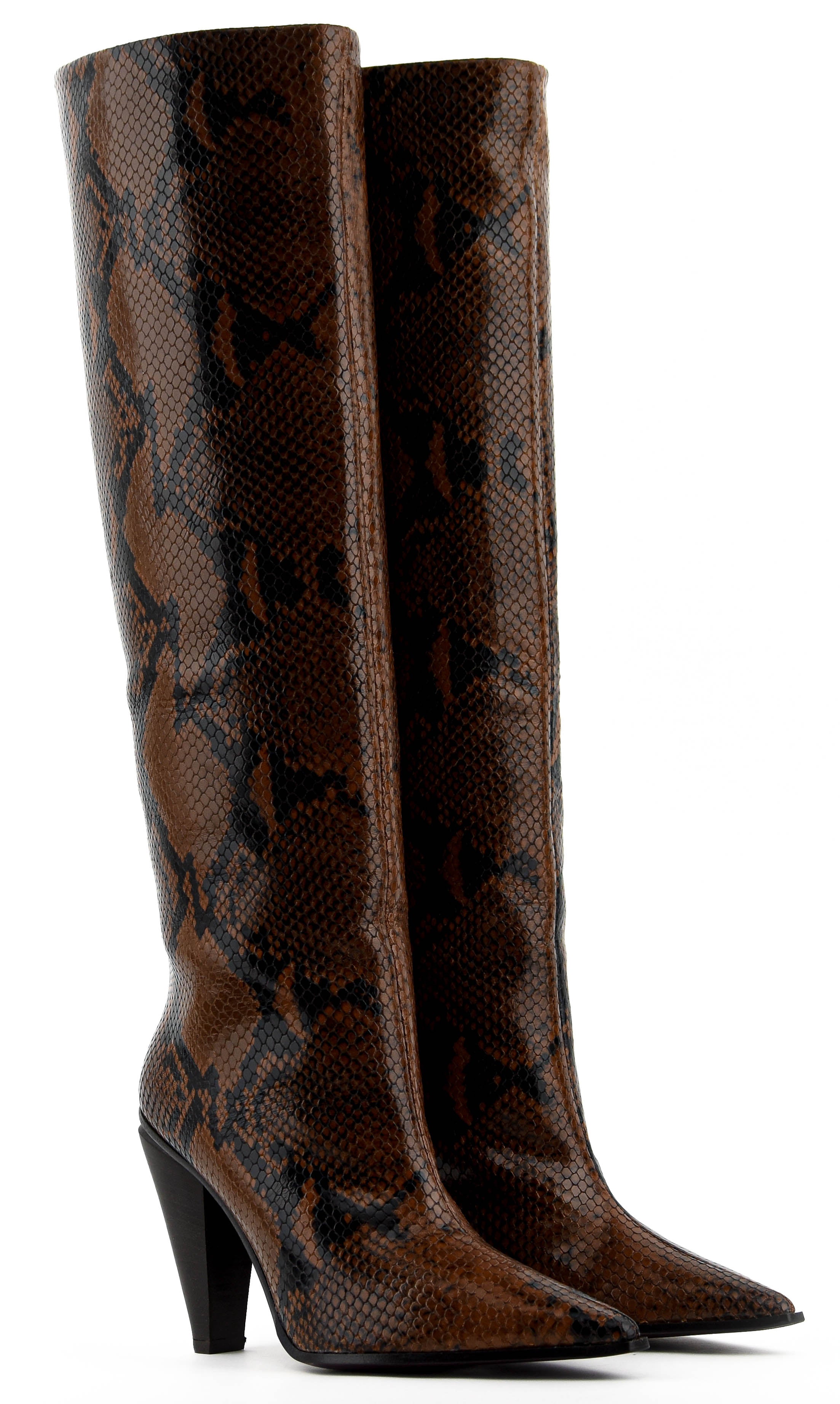 ROBERTO FESTA URIEL PYTHON BOOT TAN