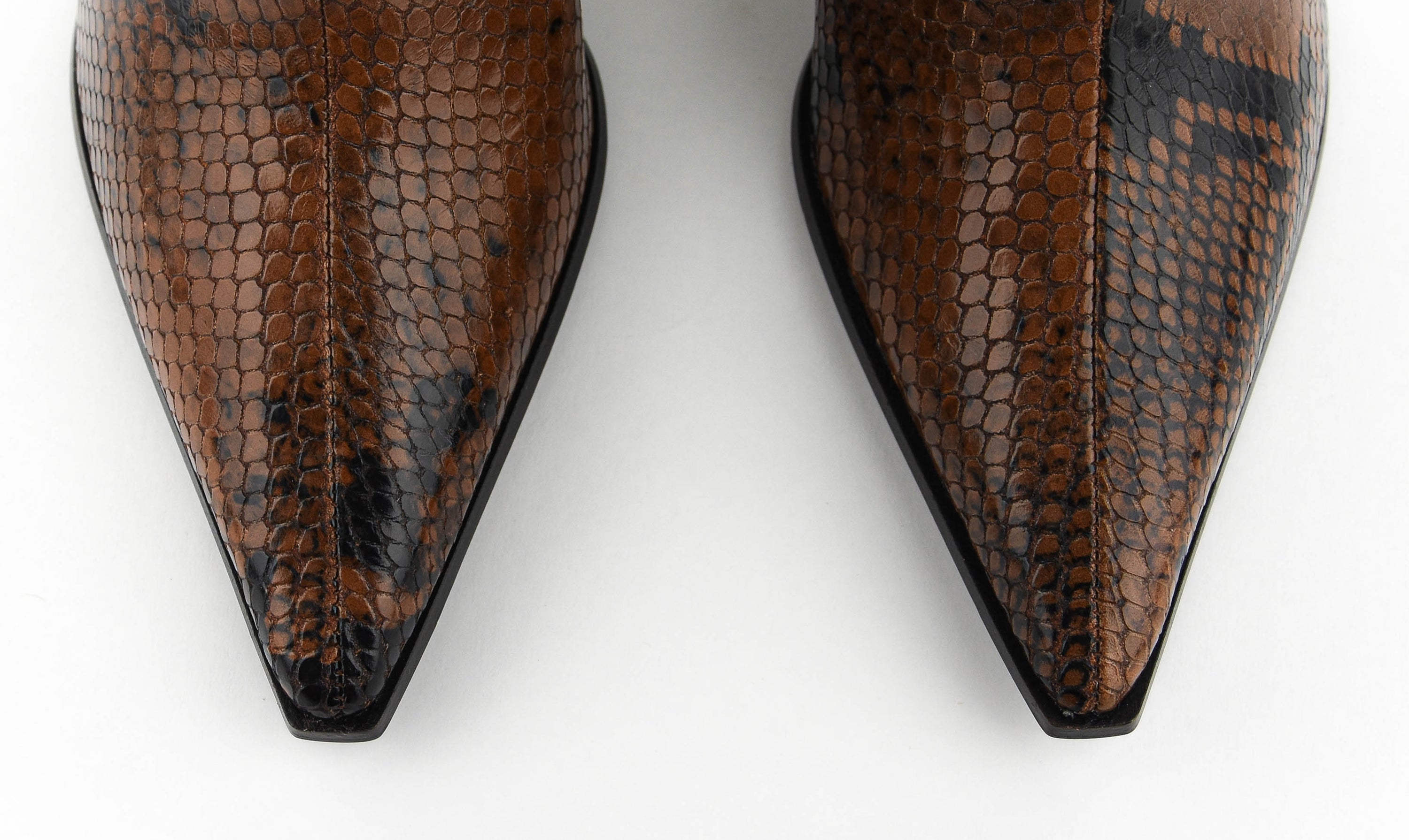 ROBERTO FESTA URIEL PYTHON BOOT TAN