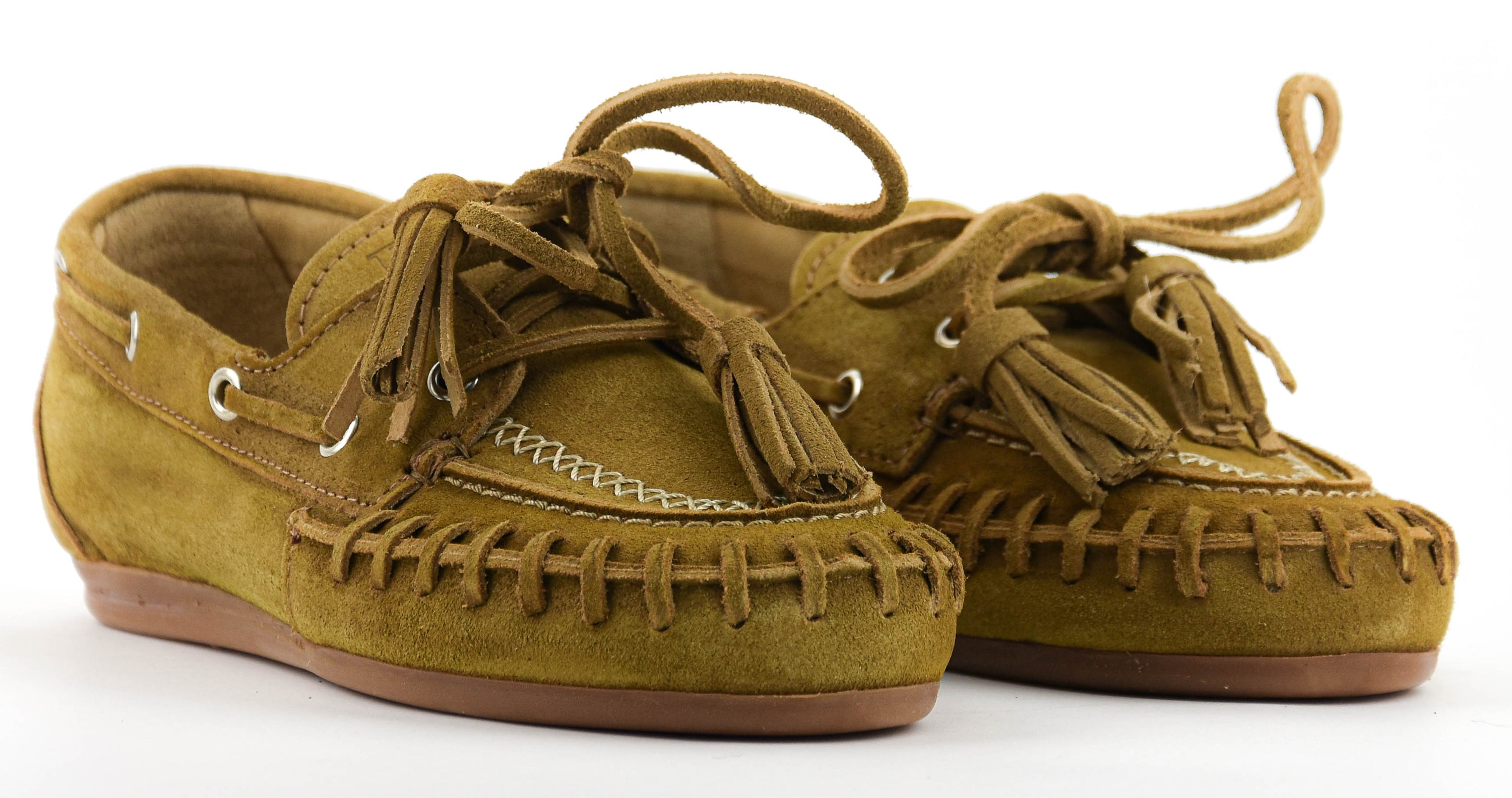 POSA BOAT LOAFER FRINGE TAN