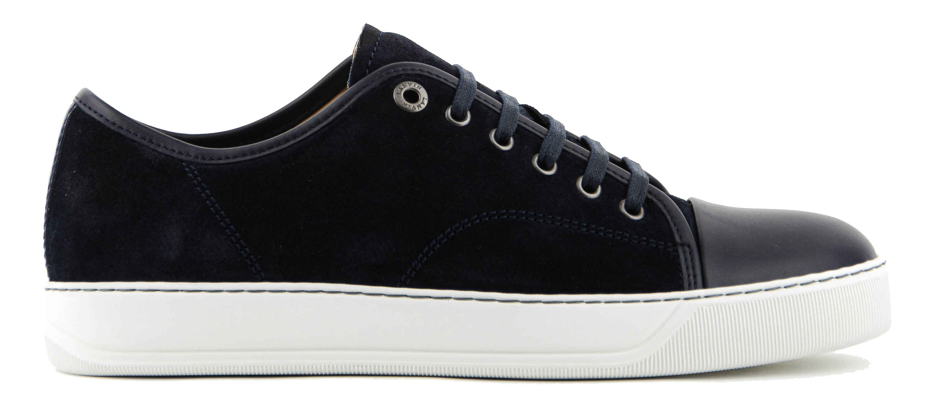 LANVIN CLASSIC TOECAP BLUE SUEDELEATHER