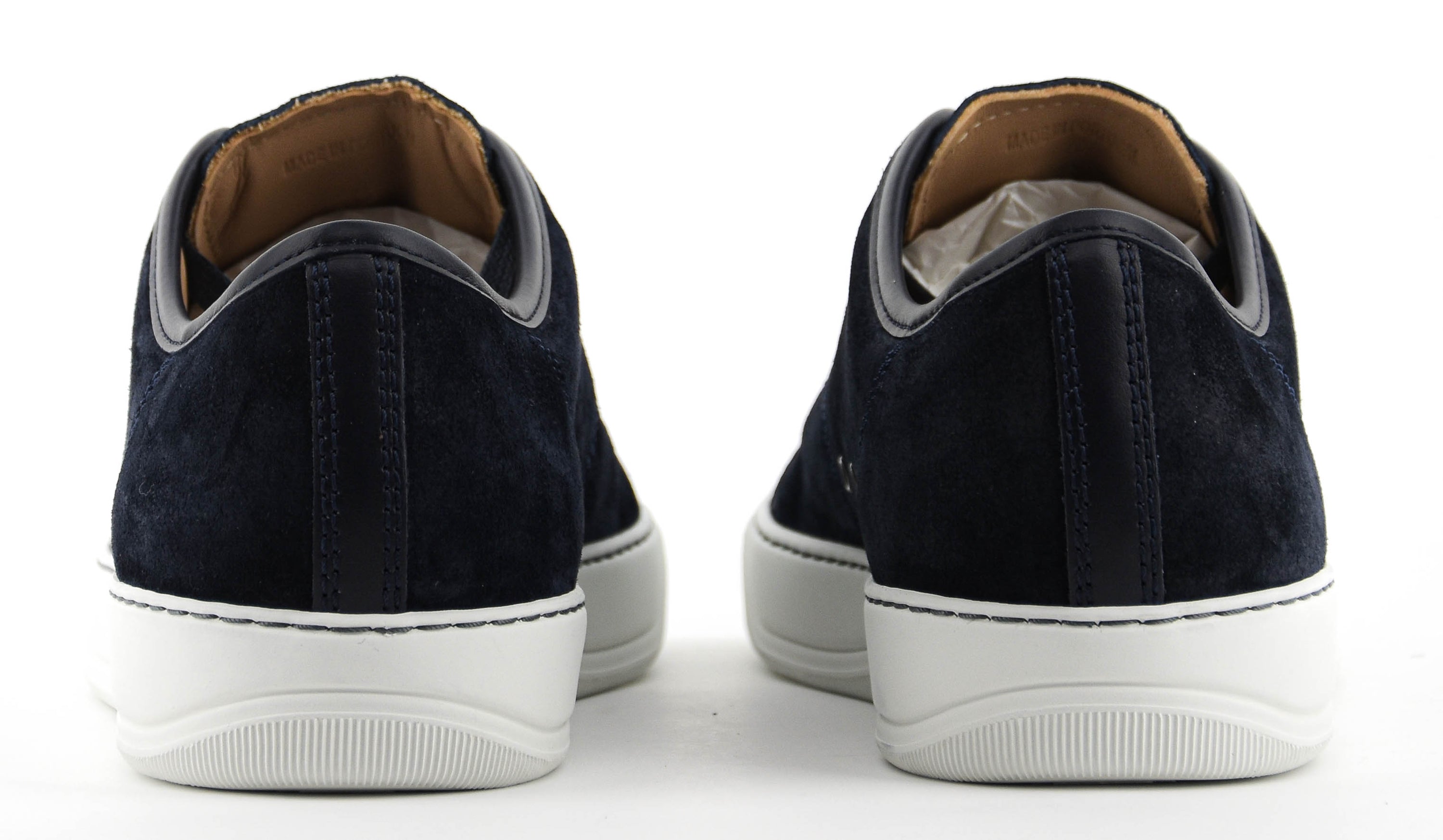 LANVIN CLASSIC TOECAP BLUE SUEDELEATHER