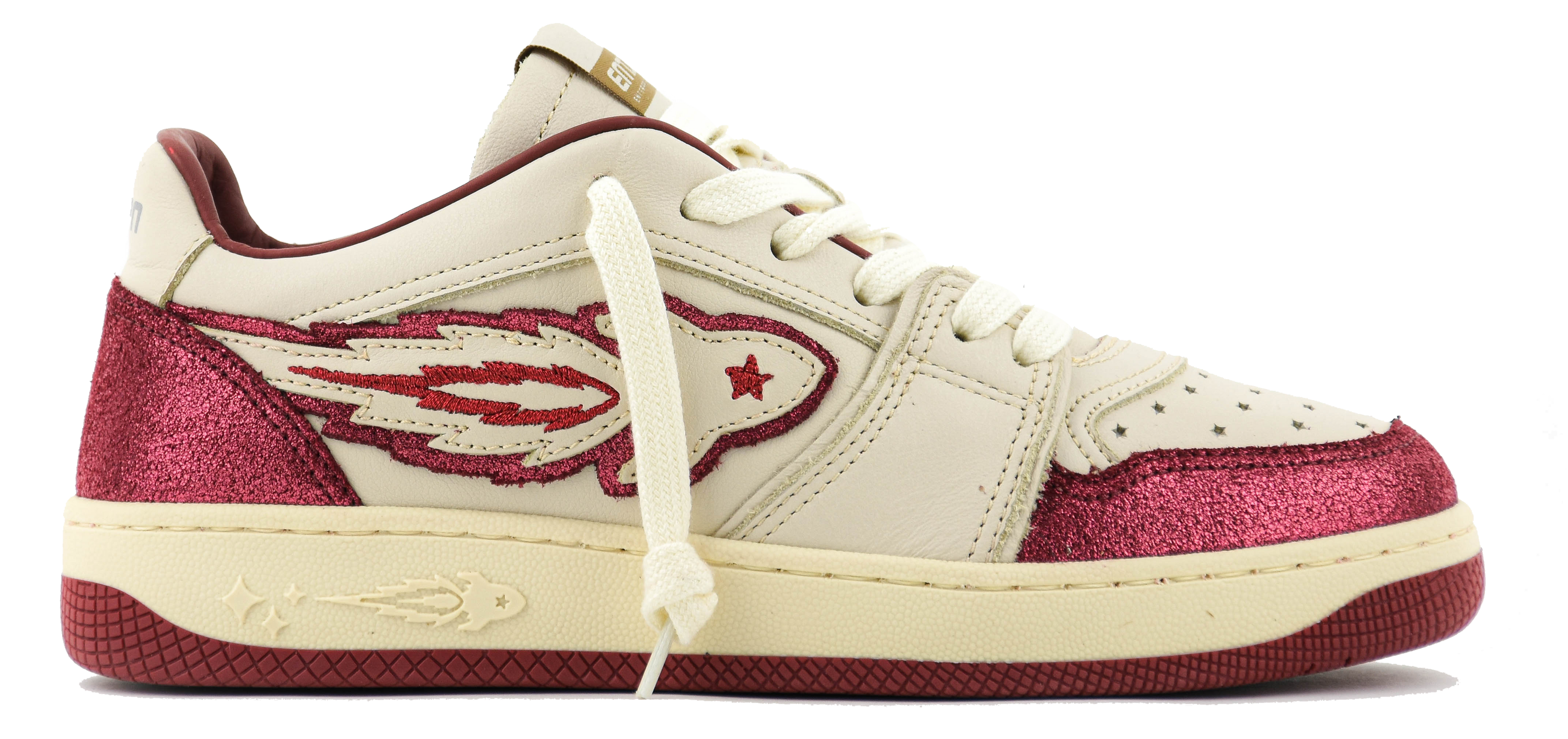 ENTERPRISE JAPAN EGG RO9CKET 1 WHITE BURGUNDY