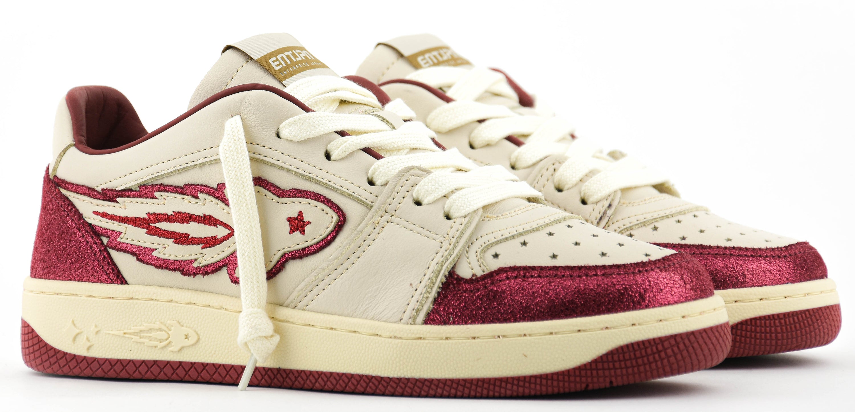ENTERPRISE JAPAN EGG RO9CKET 1 WHITE BURGUNDY