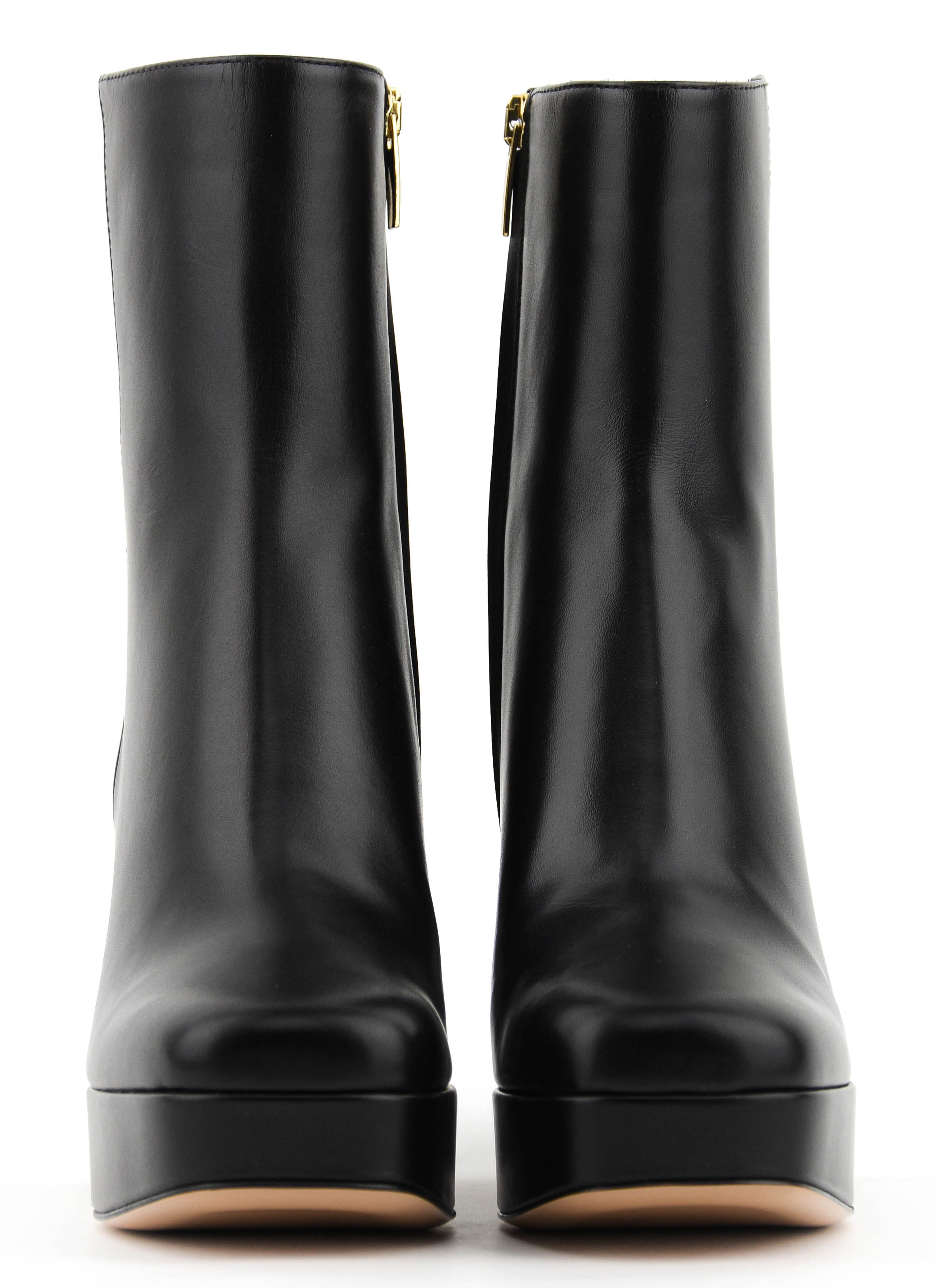 GIANVITO ROSSI DAISON BOOTIE PLATFORM BLACK