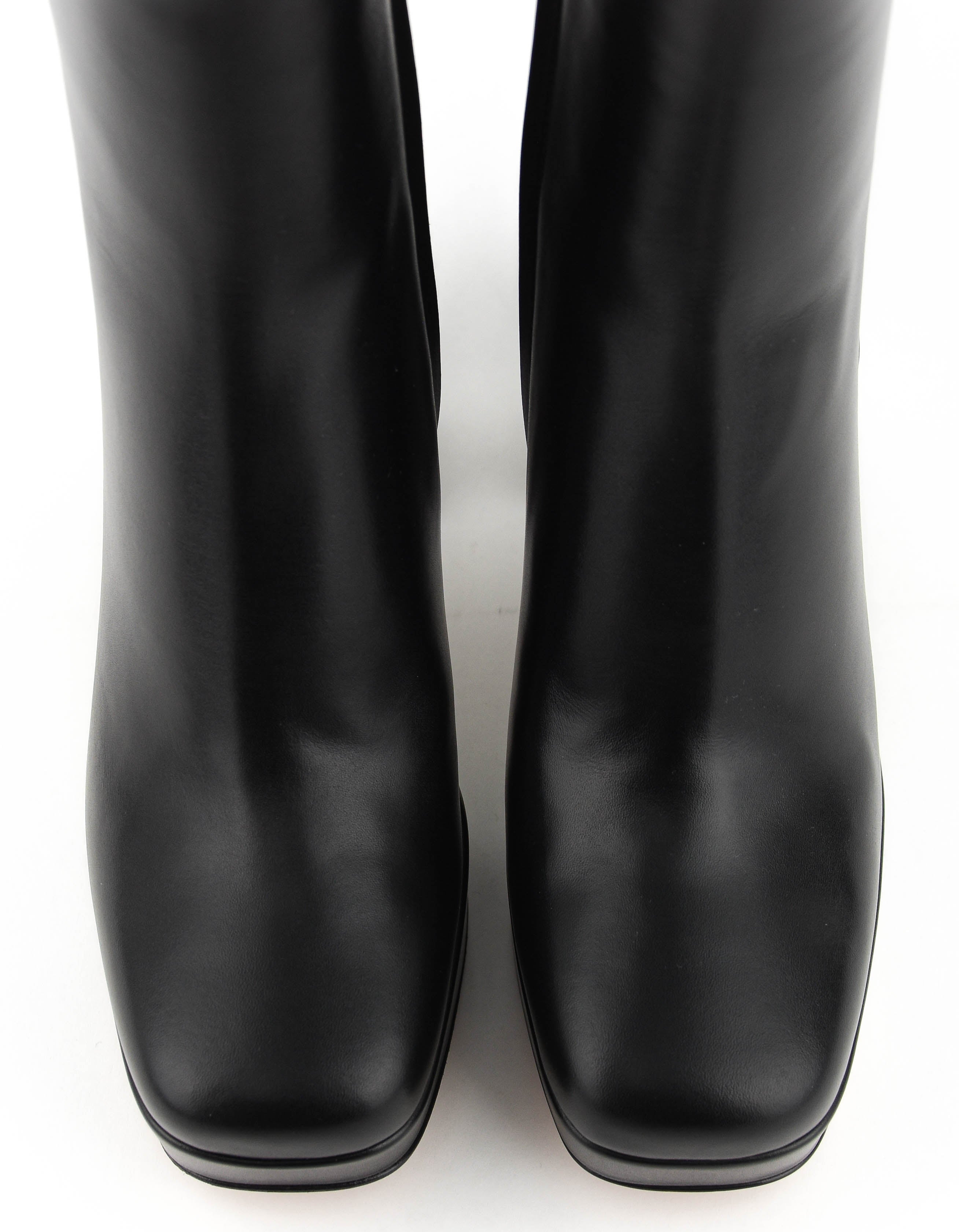GIANVITO ROSSI DAISON BOOTIE PLATFORM BLACK