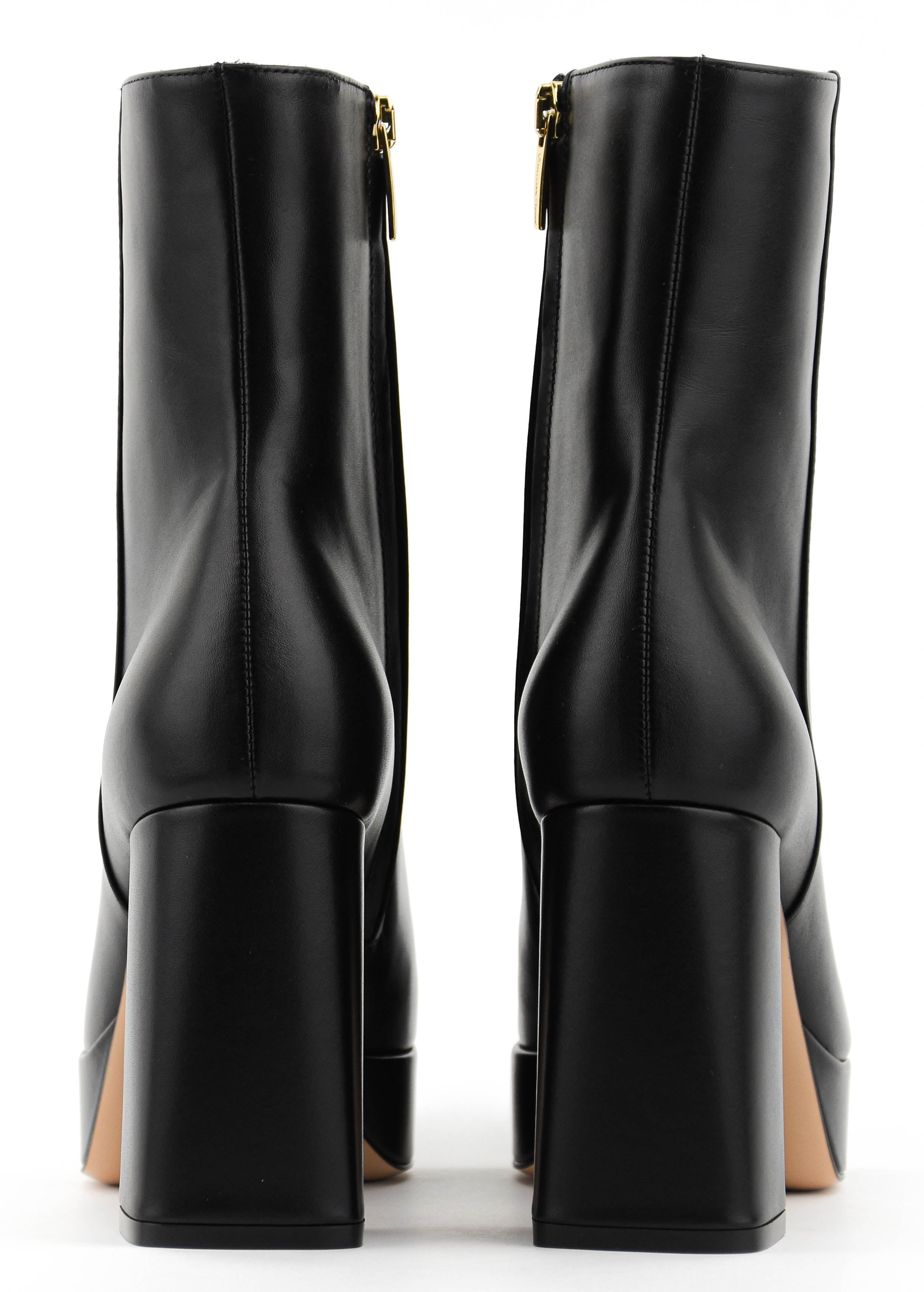 GIANVITO ROSSI DAISON BOOTIE PLATFORM BLACK