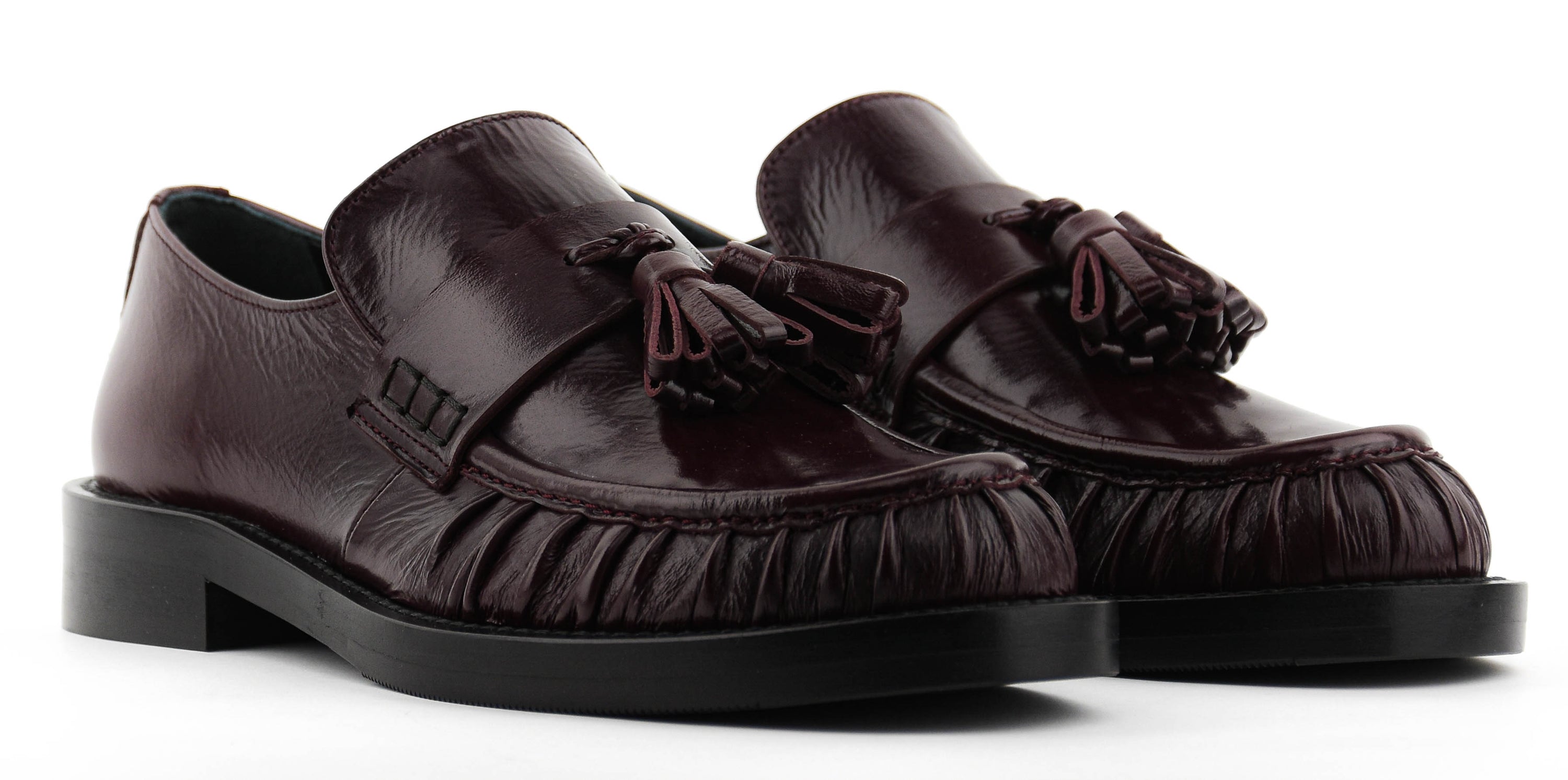 PAUL WARMER LOAFER BURGUNDY TASSELS
