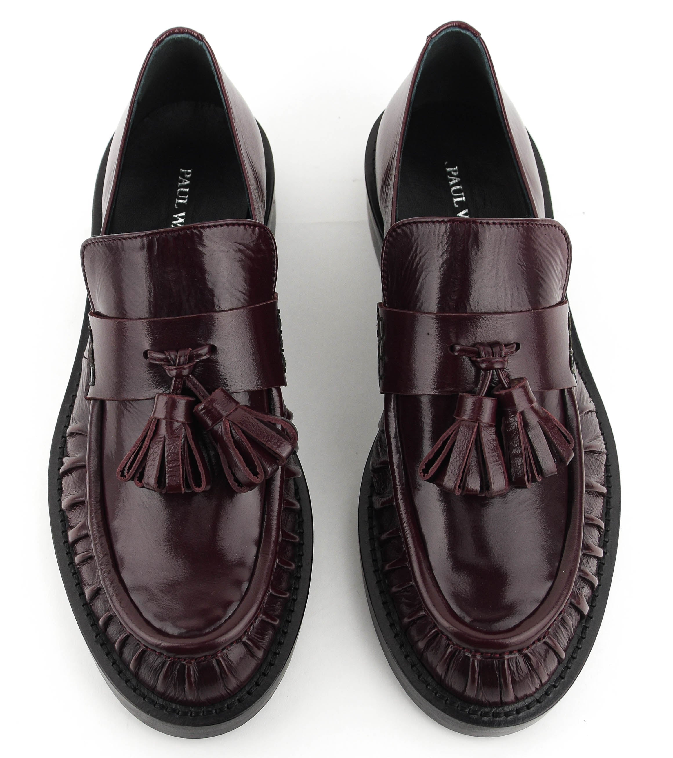PAUL WARMER LOAFER BURGUNDY TASSELS