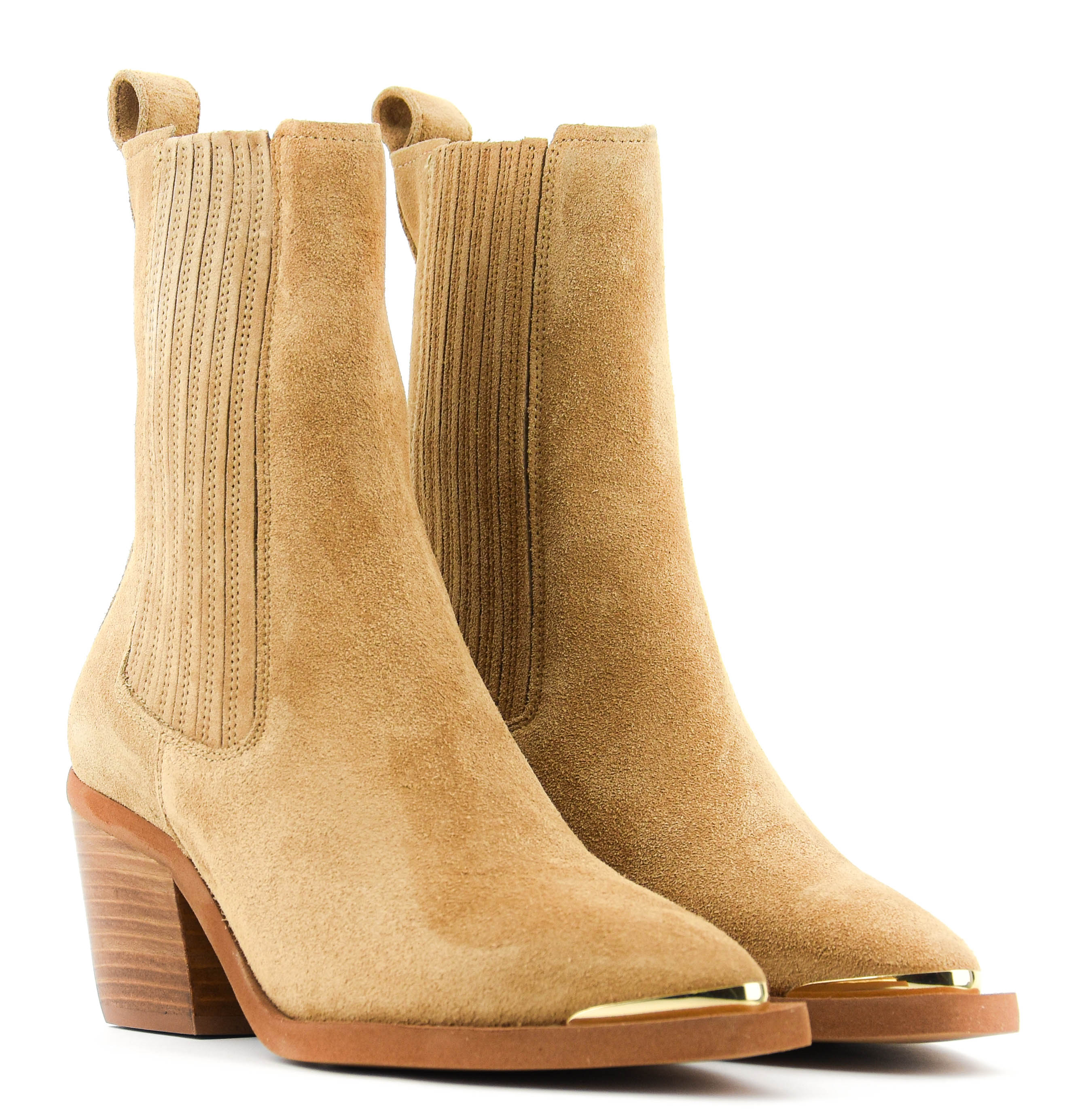 NUBIKK LIV LOUA METAL BOOT OAK SUEDE