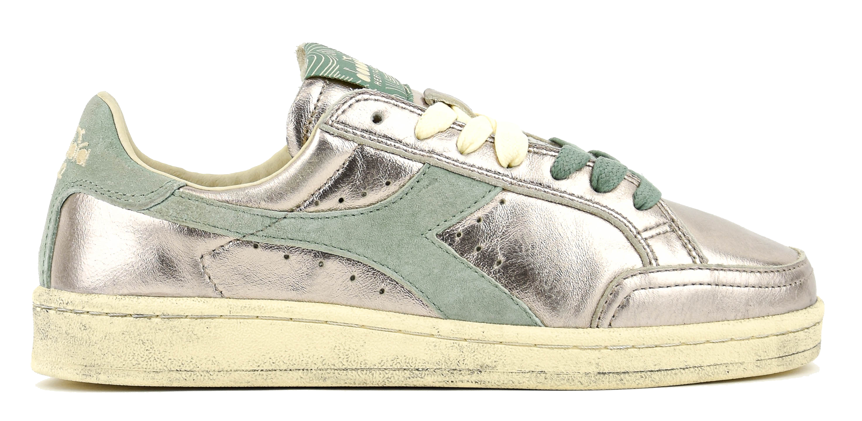 DIADORA PRESTIGE SNEAKER METAL USED BEIGE SESAM