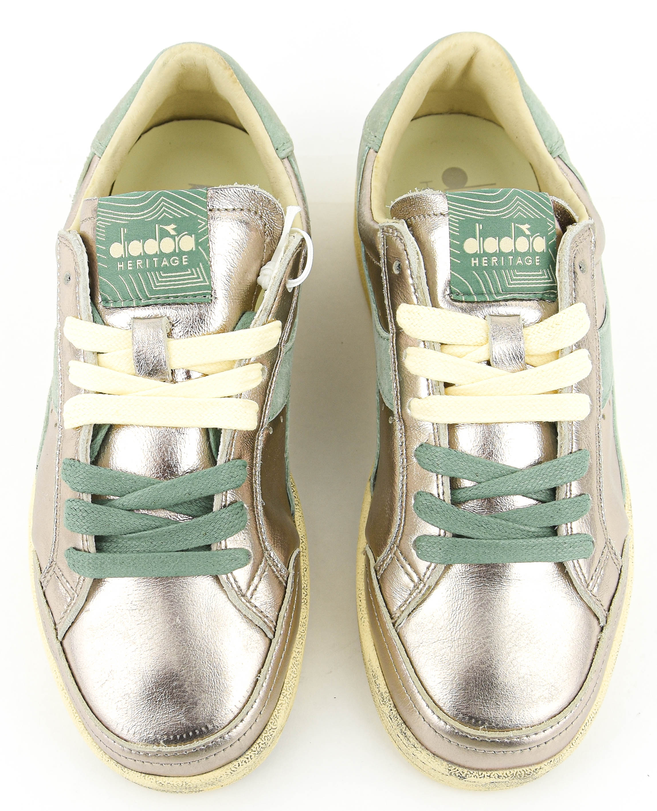 DIADORA PRESTIGE SNEAKER METAL USED BEIGE SESAM