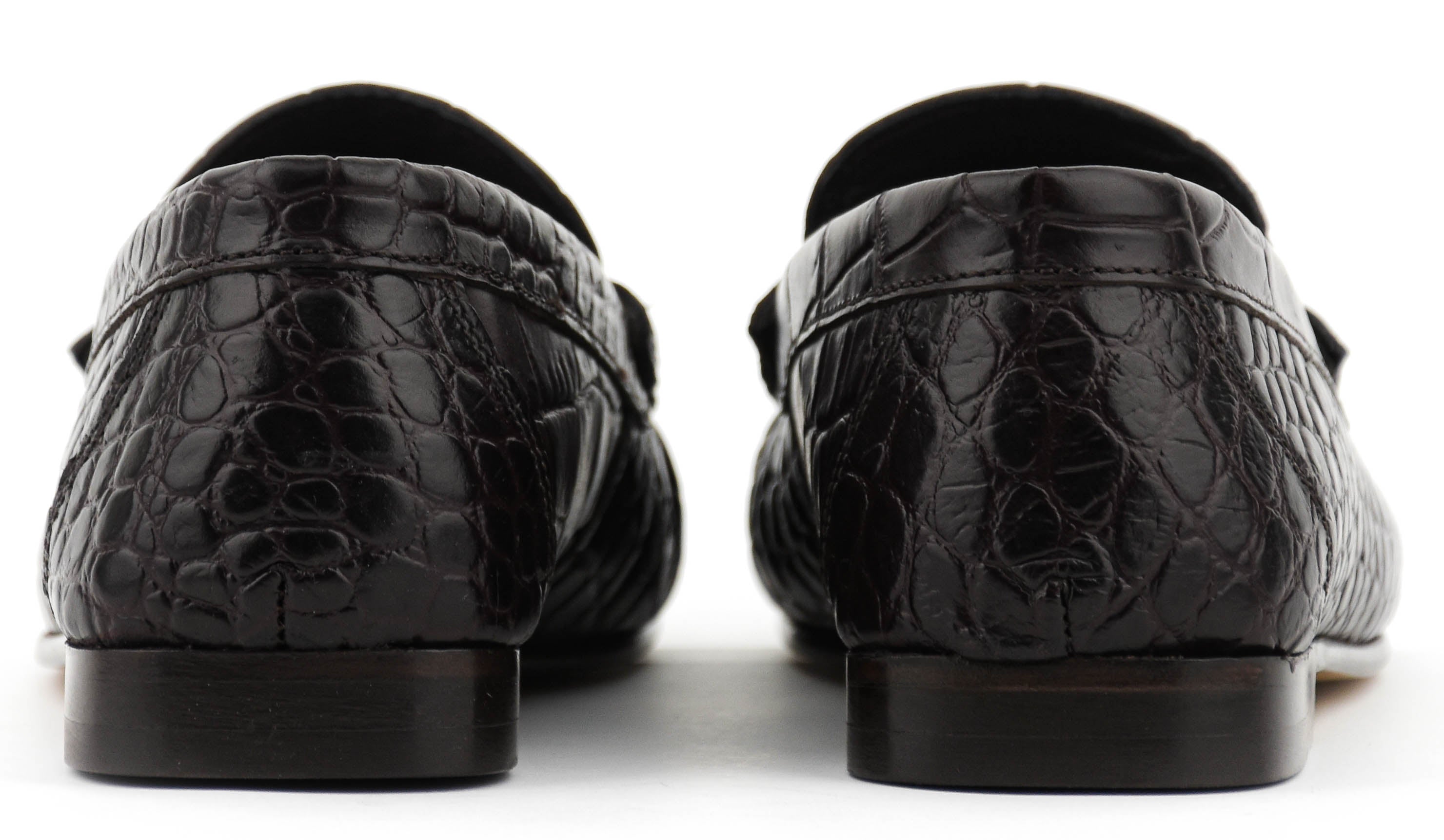 POSA LOAFER WRINKLE CROC BORDEAUX