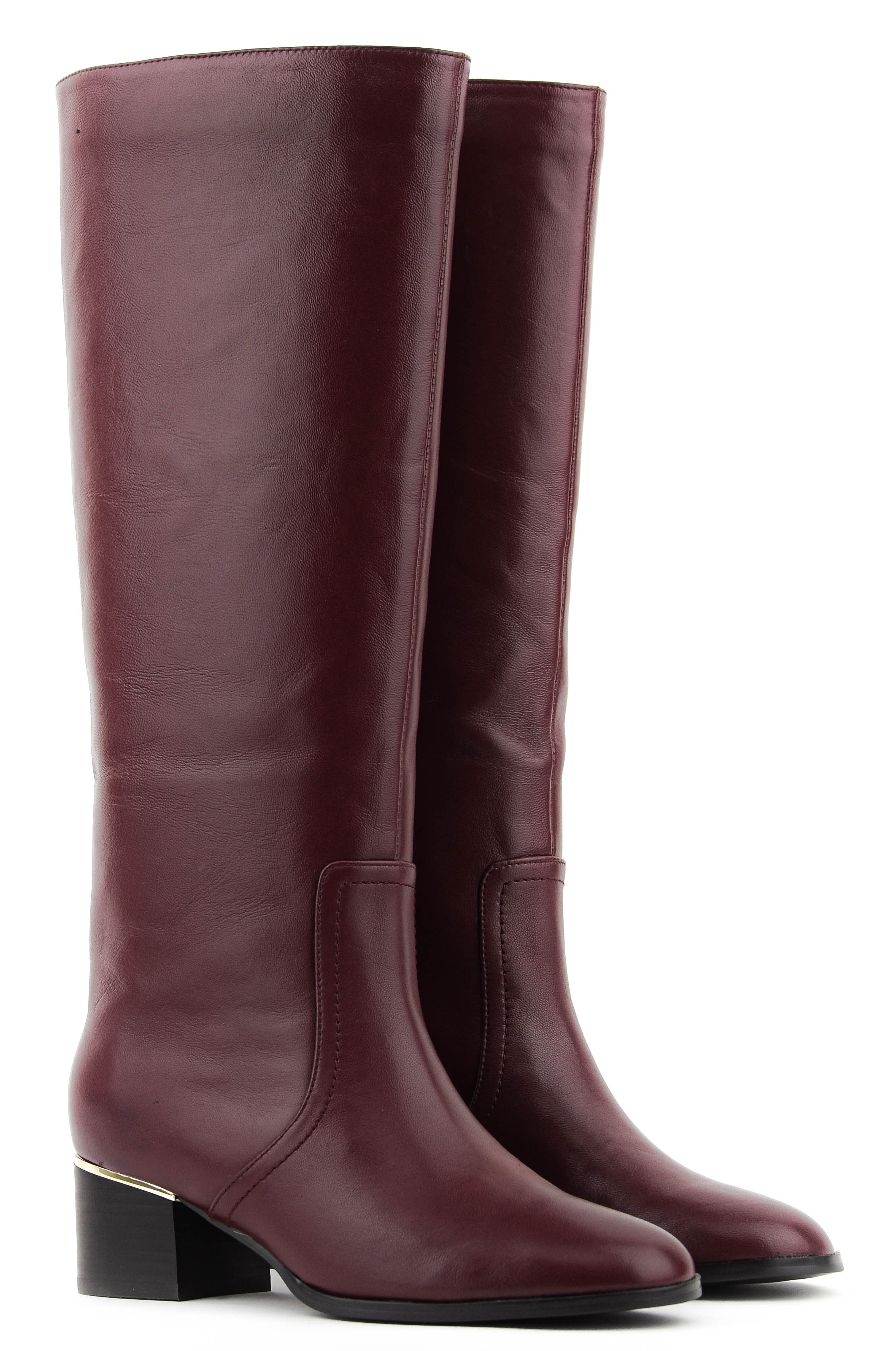 LOLA CRUZ LONG BOOT BURGUNDY