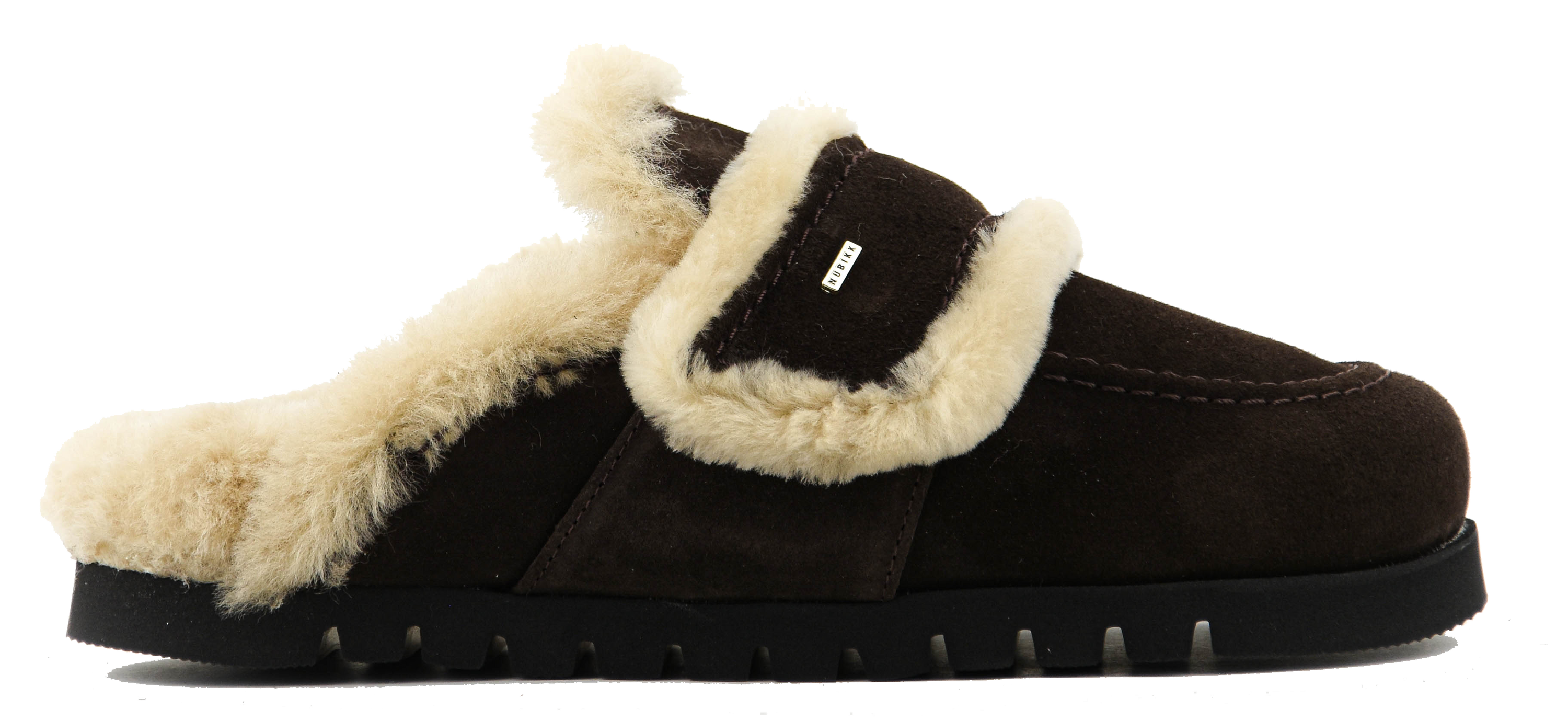 NUBIKK TEDDY FUR DARK BROWN