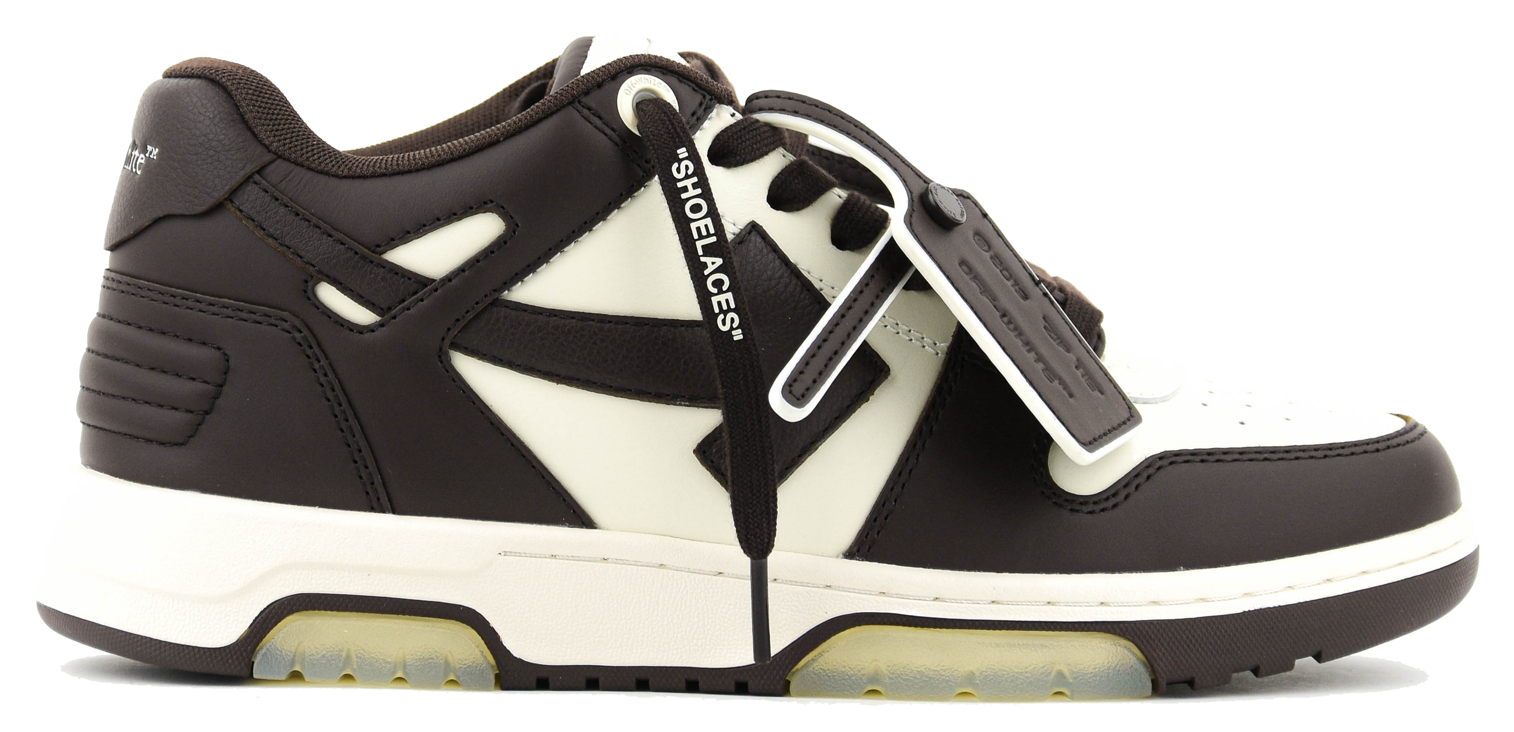 Off White Out Of Office sneaker brown white 