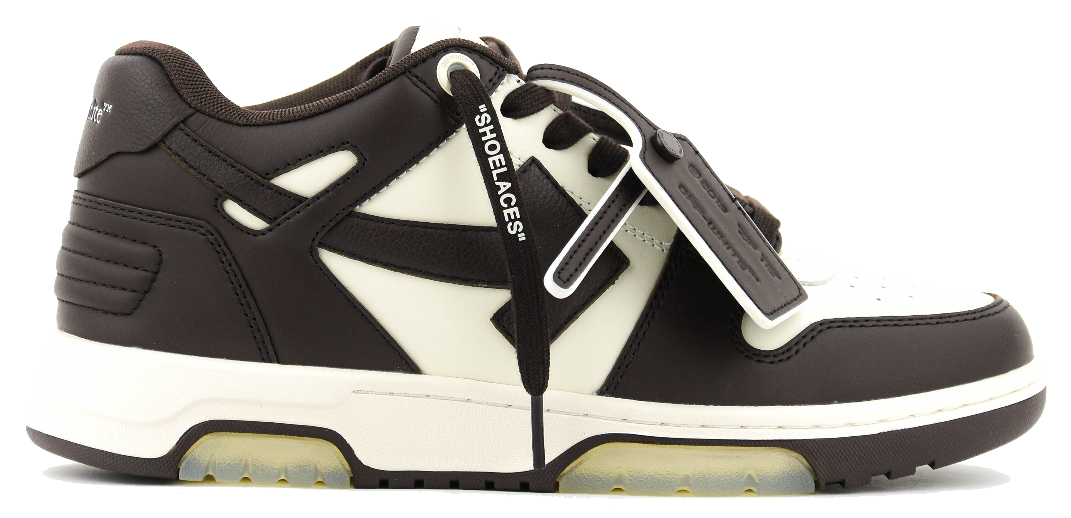 Off White Out Of Office sneaker brown white 