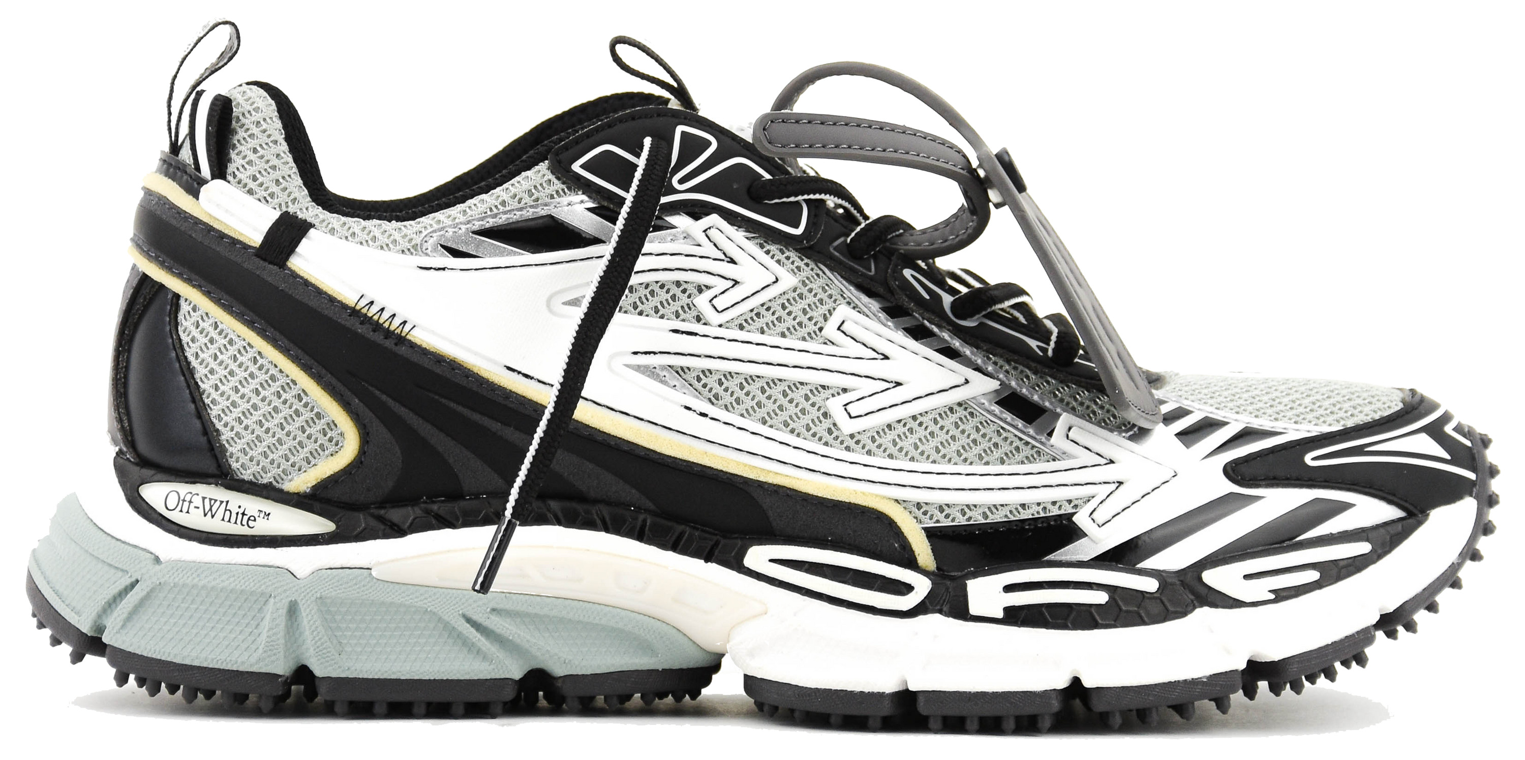 Off White grey black Be Right Back Sneaker 