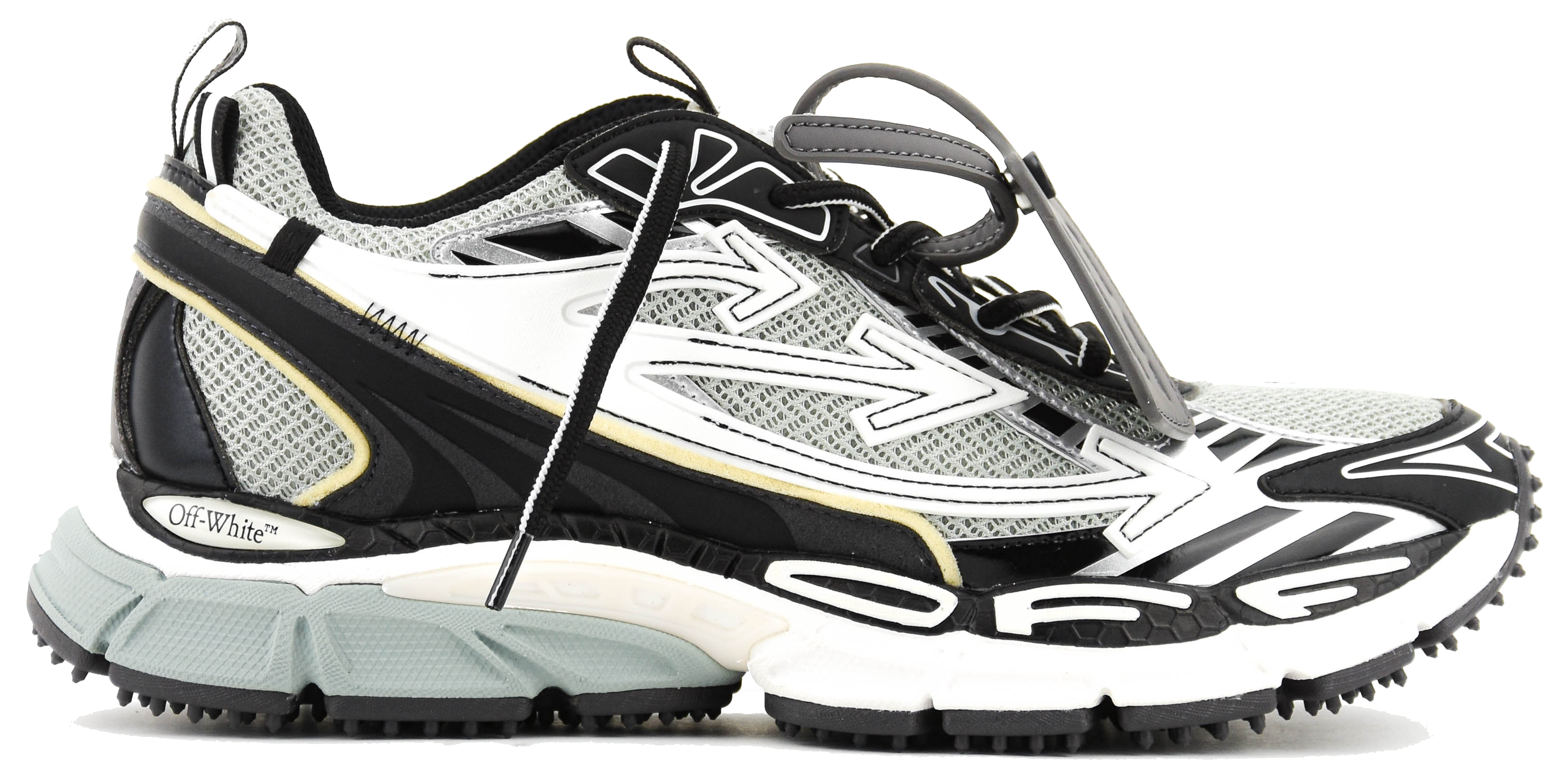 Off White grey black Be Right Back Sneaker 