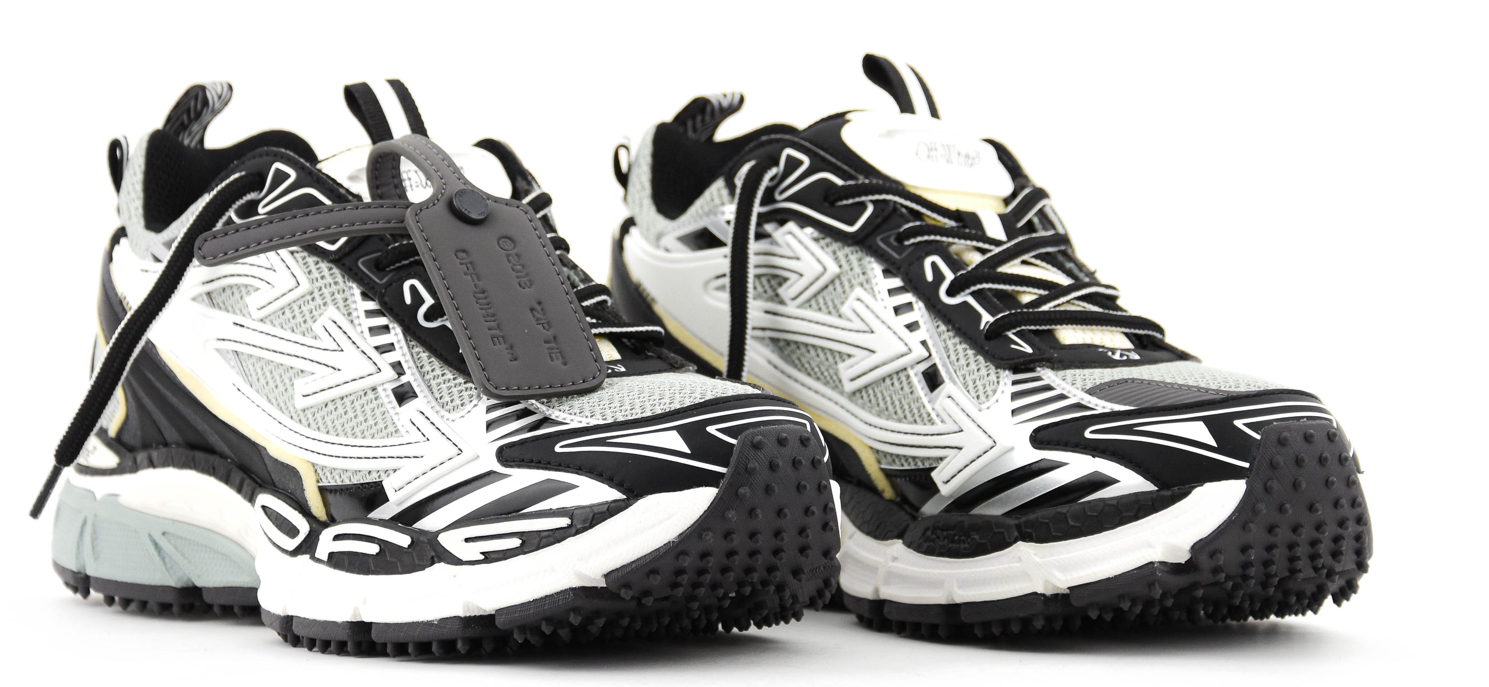 OFFWHITE BE RIGHT BACK LIGHT GREY BLACK