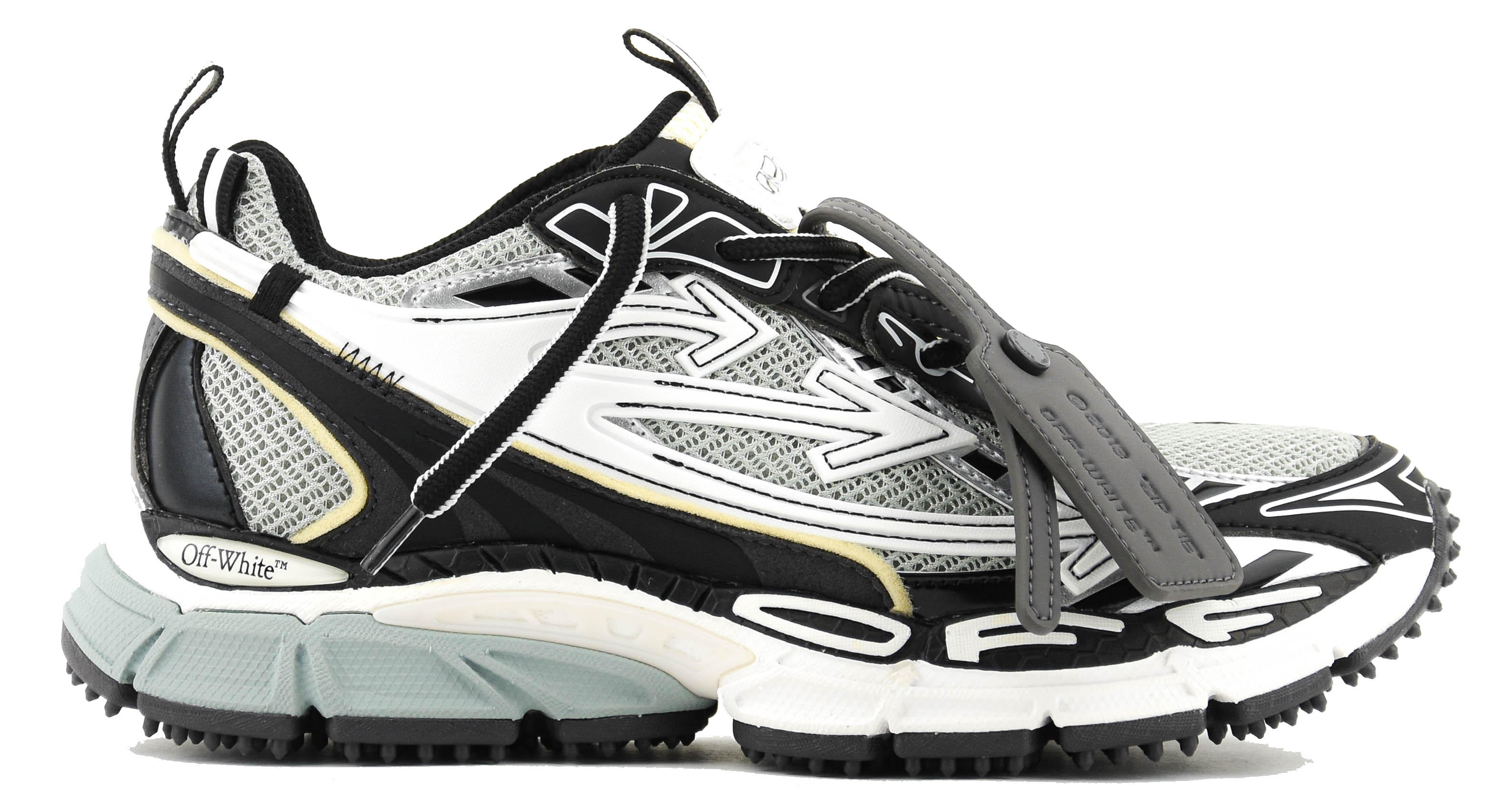 Off White grey black Be Right Back sneaker