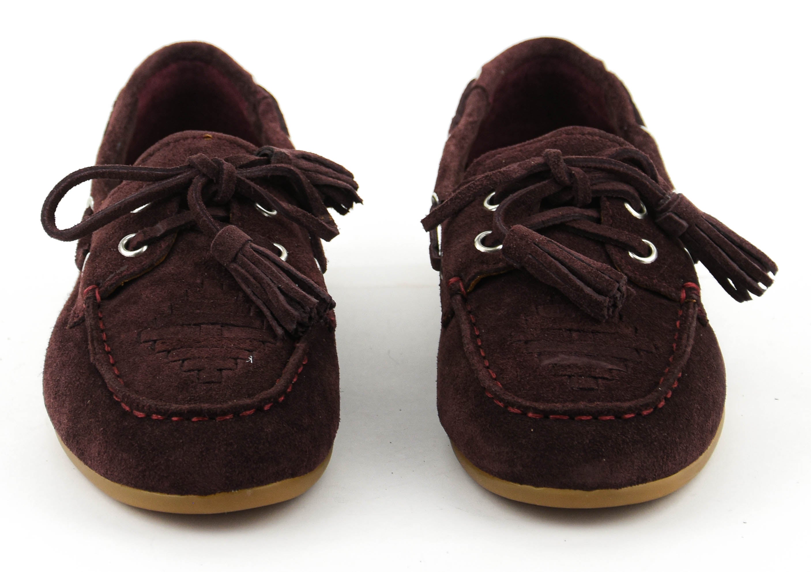 TORAL SHIMA BOAT SHOE BURGUNDY