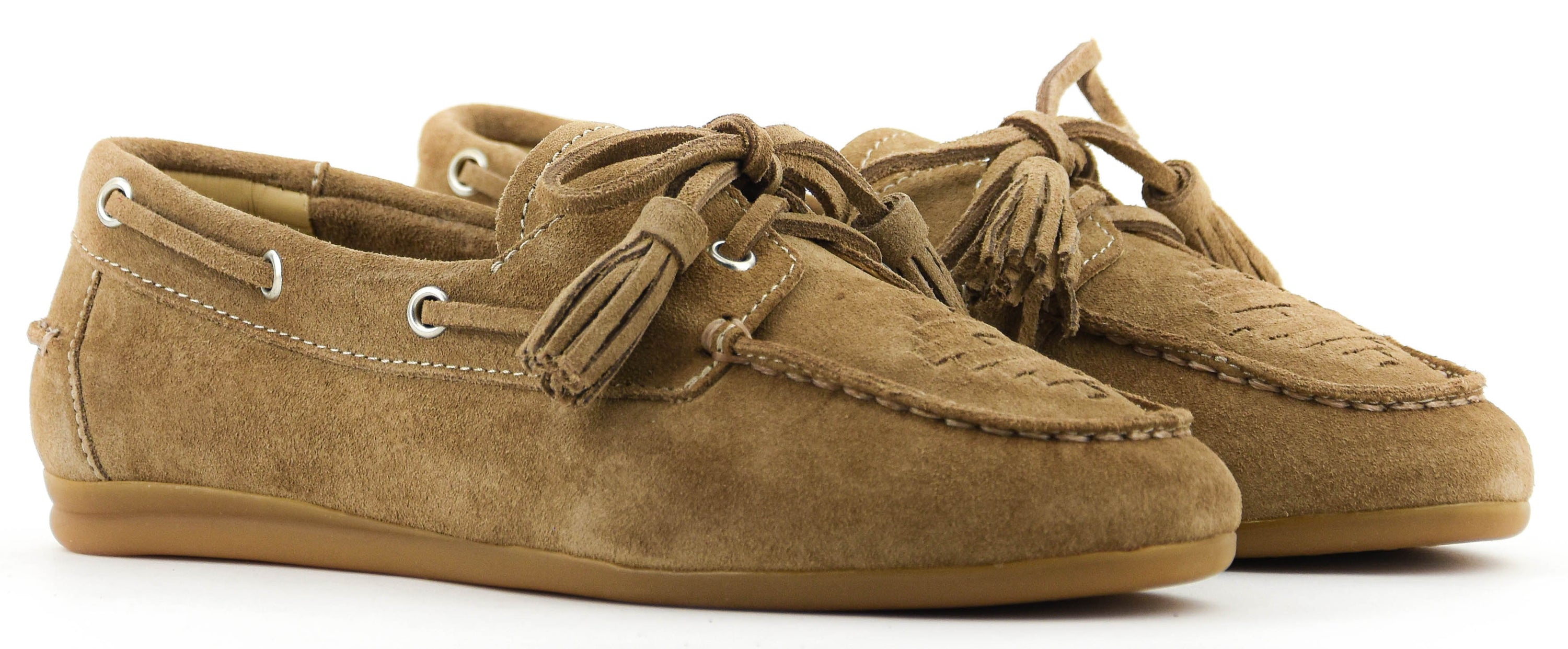 TORAL SHIMA BOAT SHOE BEIGE
