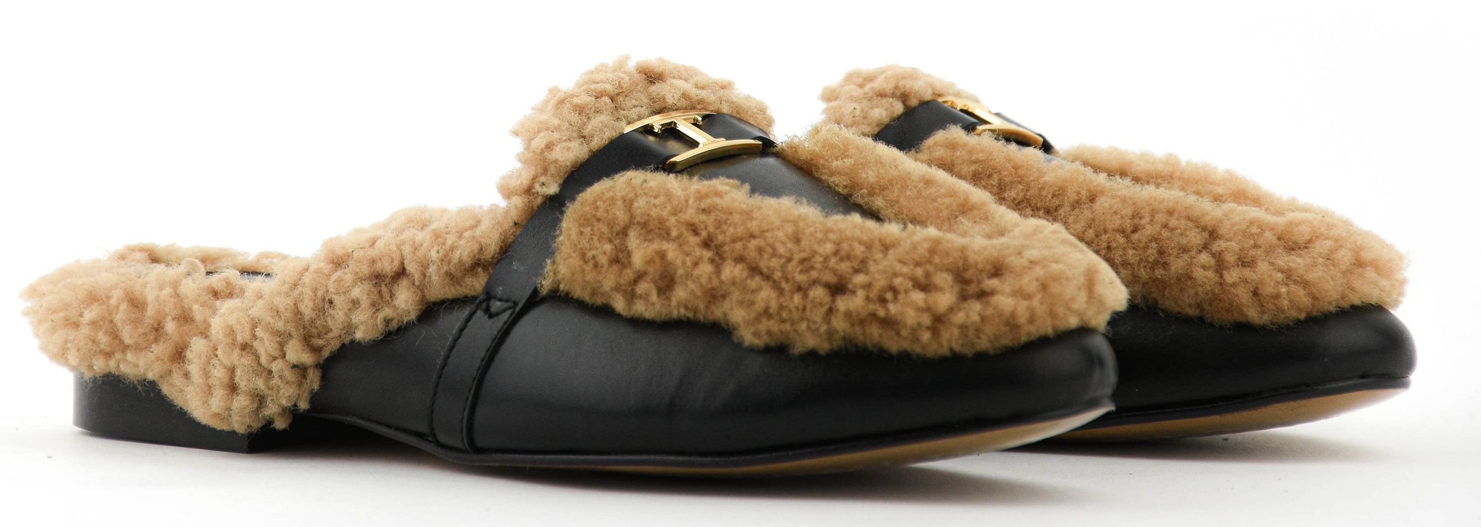 TORAL DAPHNE SLIDE BLACK BEIGE