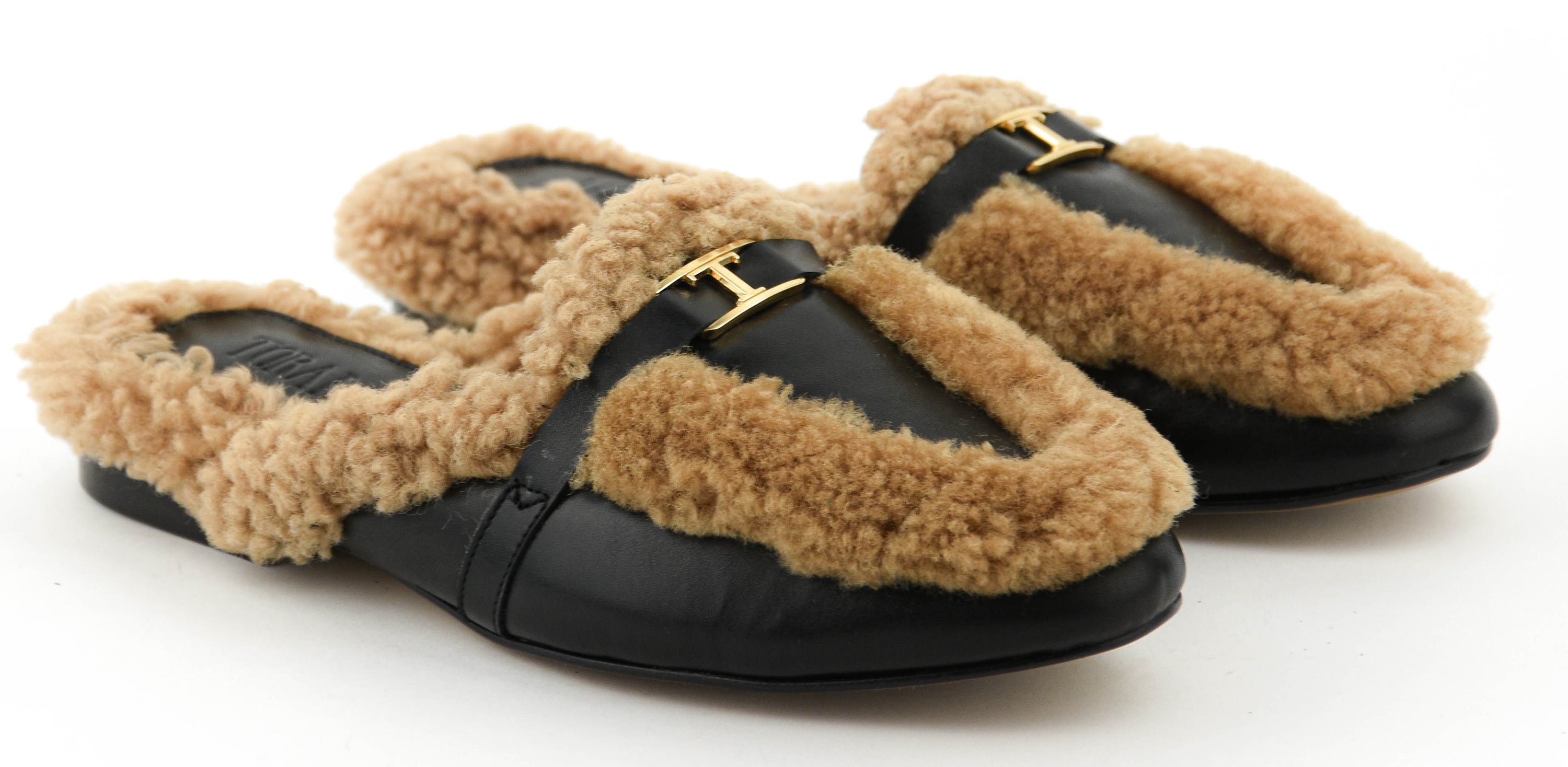 TORAL DAPHNE SLIDE BLACK BEIGE