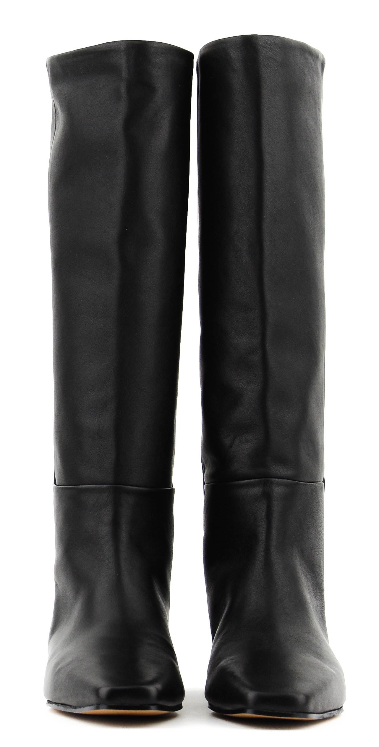 TORAL GIGI LONGBOOT SQUARE FLAT BLACK