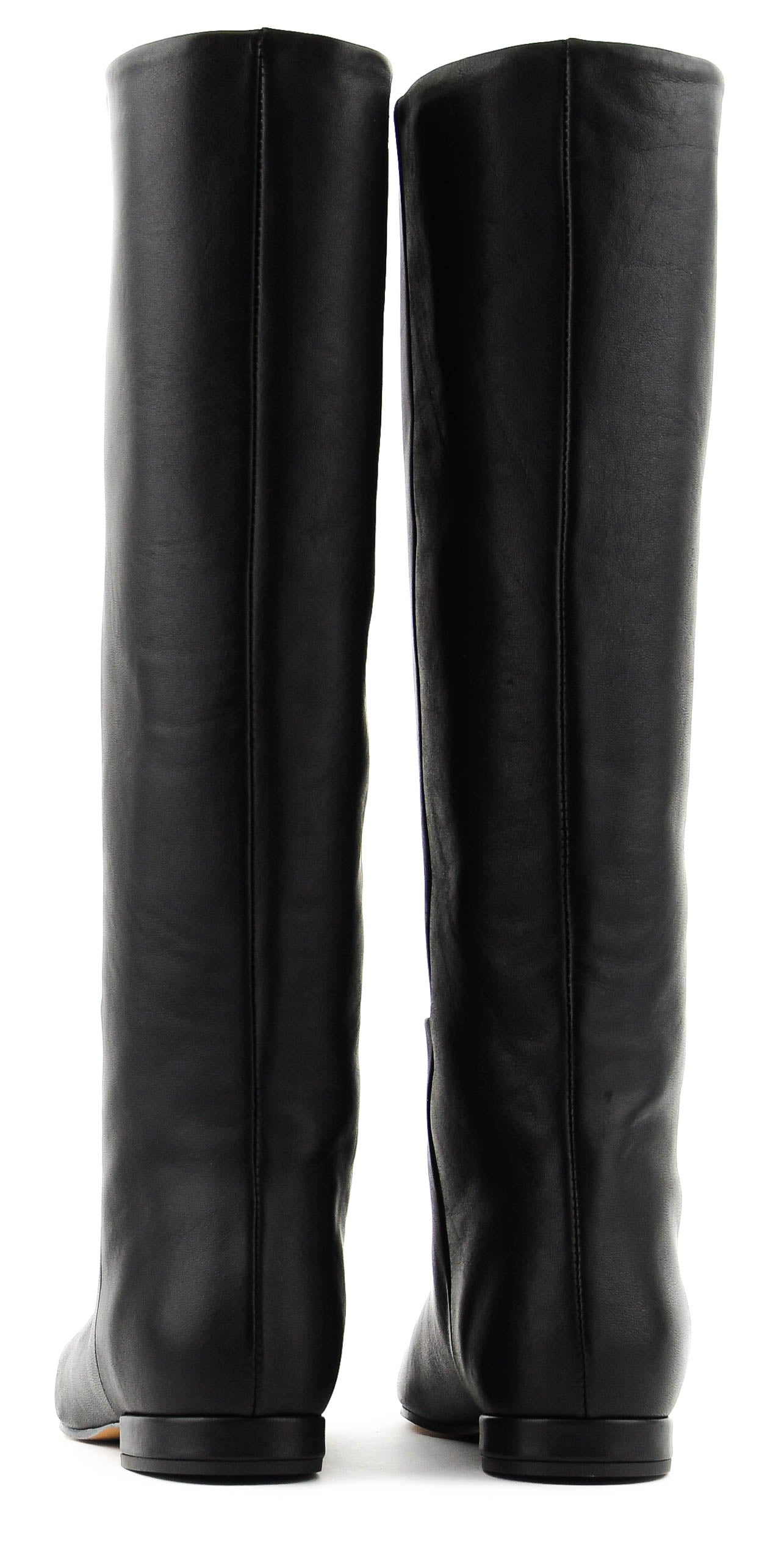 TORAL GIGI LONGBOOT SQUARE FLAT BLACK