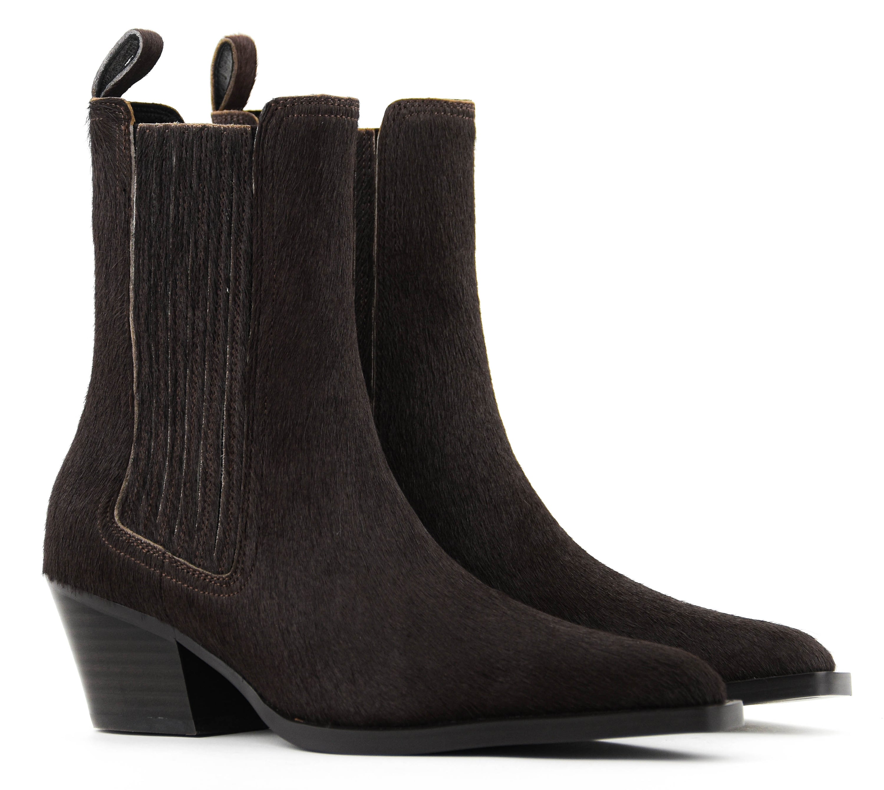 LOLA CRUZ CHELSEA WESTERN BROWN HAIR