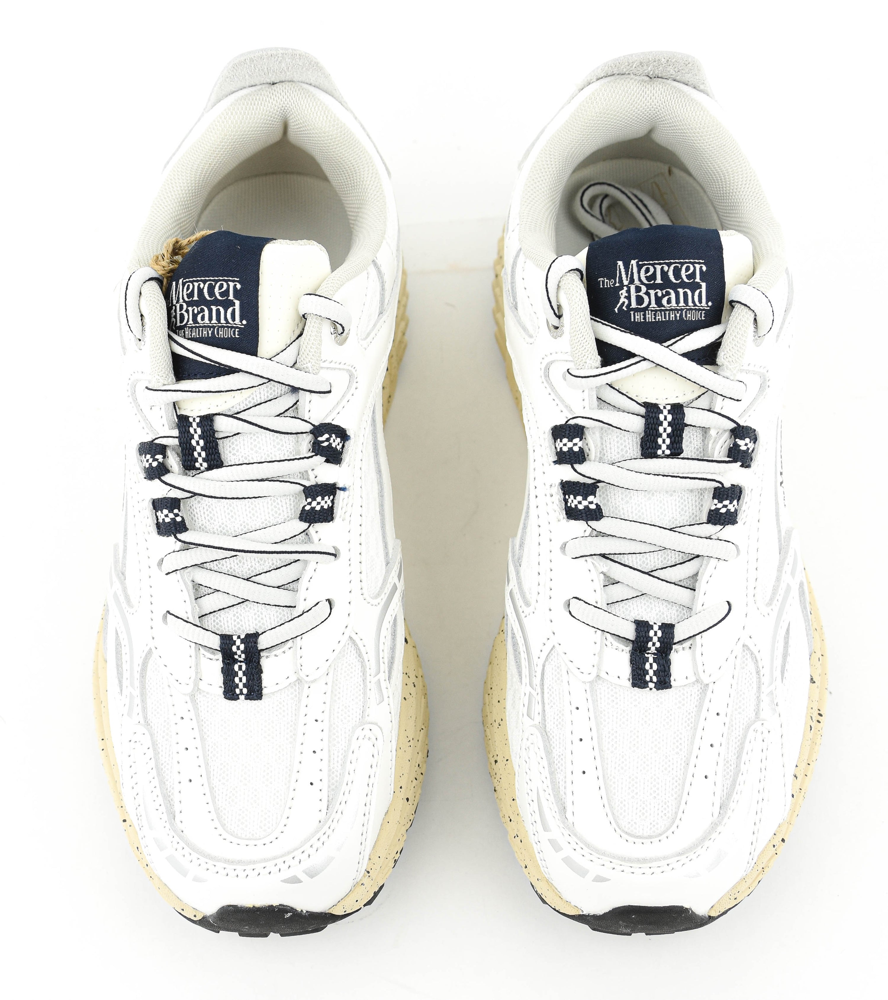MERCER RE-RUN WHITE BLUE