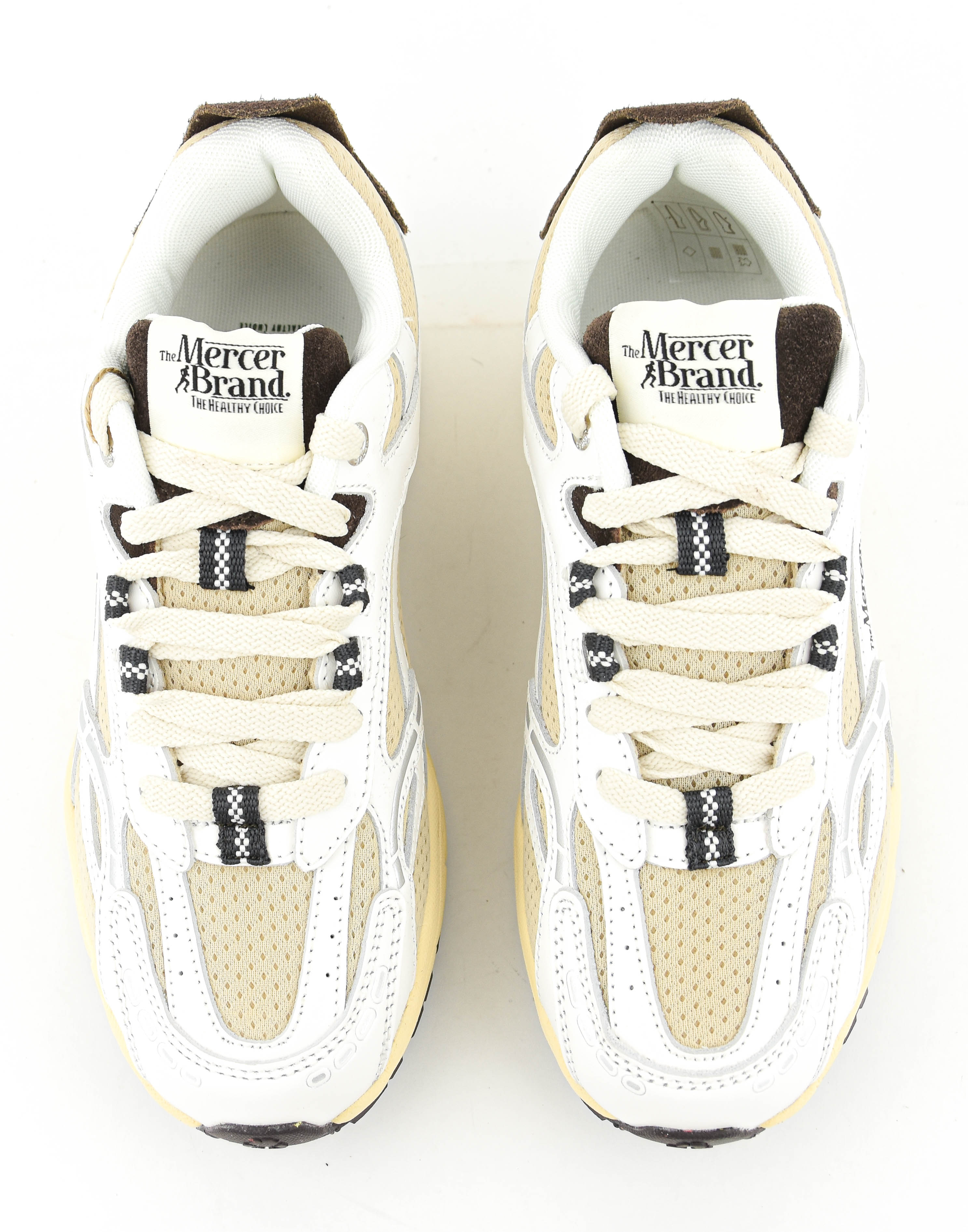 MERCER RE-RUN WHITE BROWN