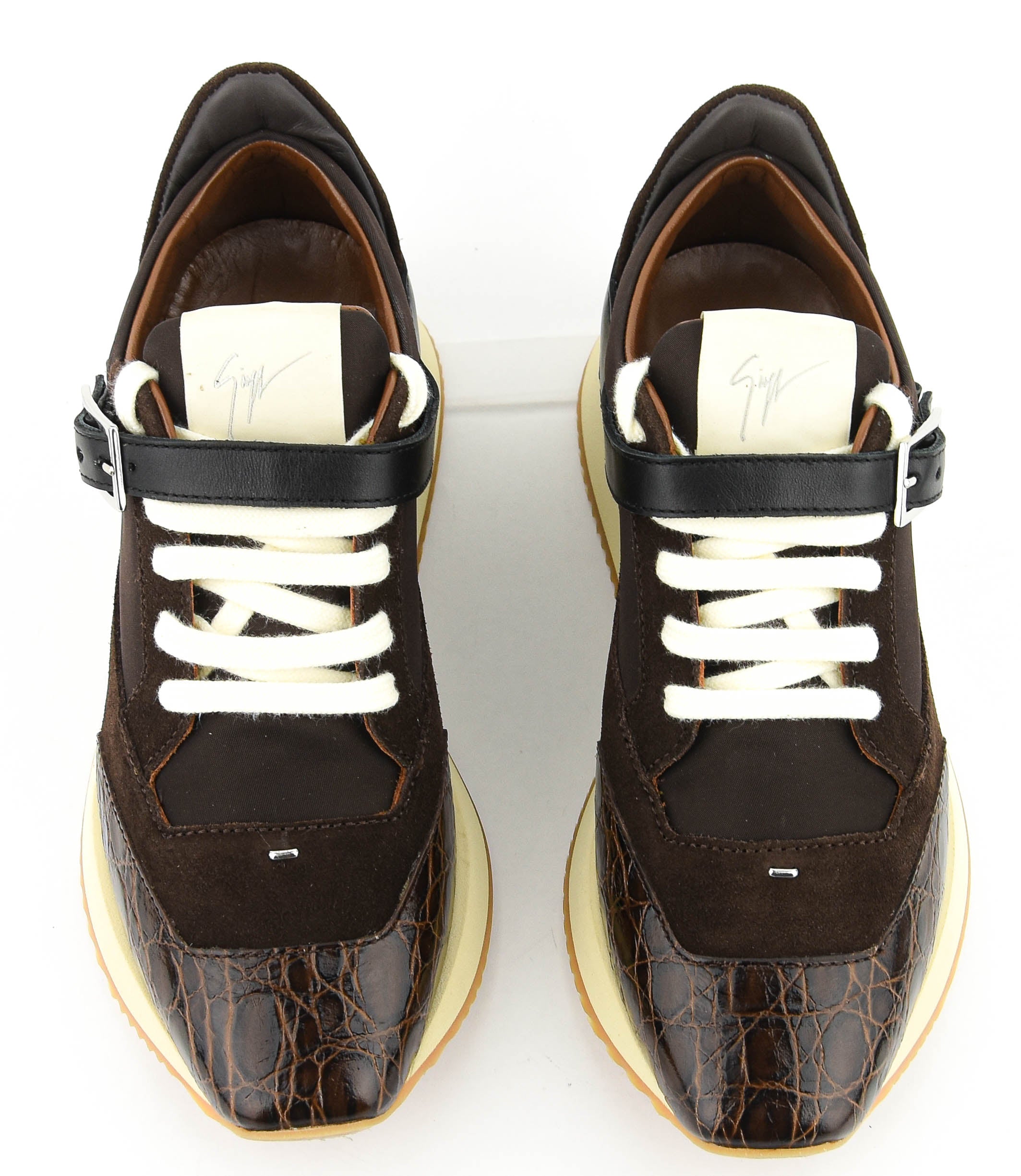 GIUSEPPE ZANOTTI SOPHISTICATED SNEAKER BROWN