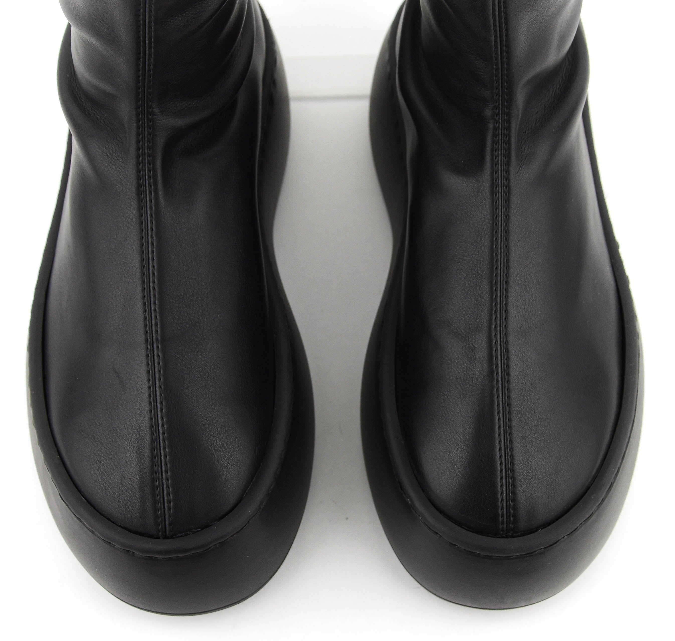 GIUSEPPE ZANOTTI STRETCH BOOTIE PLATFORM BLACK