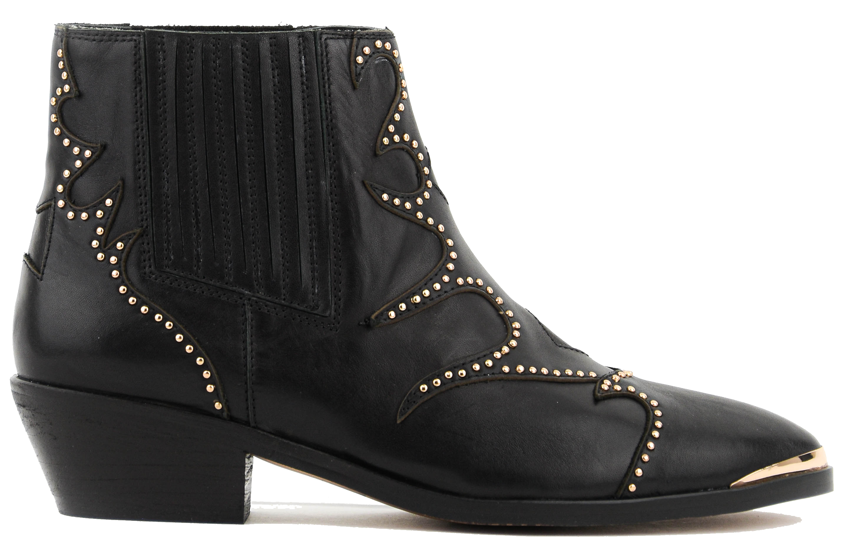 TORAL SONIA STUDS BOOTIE BLACK